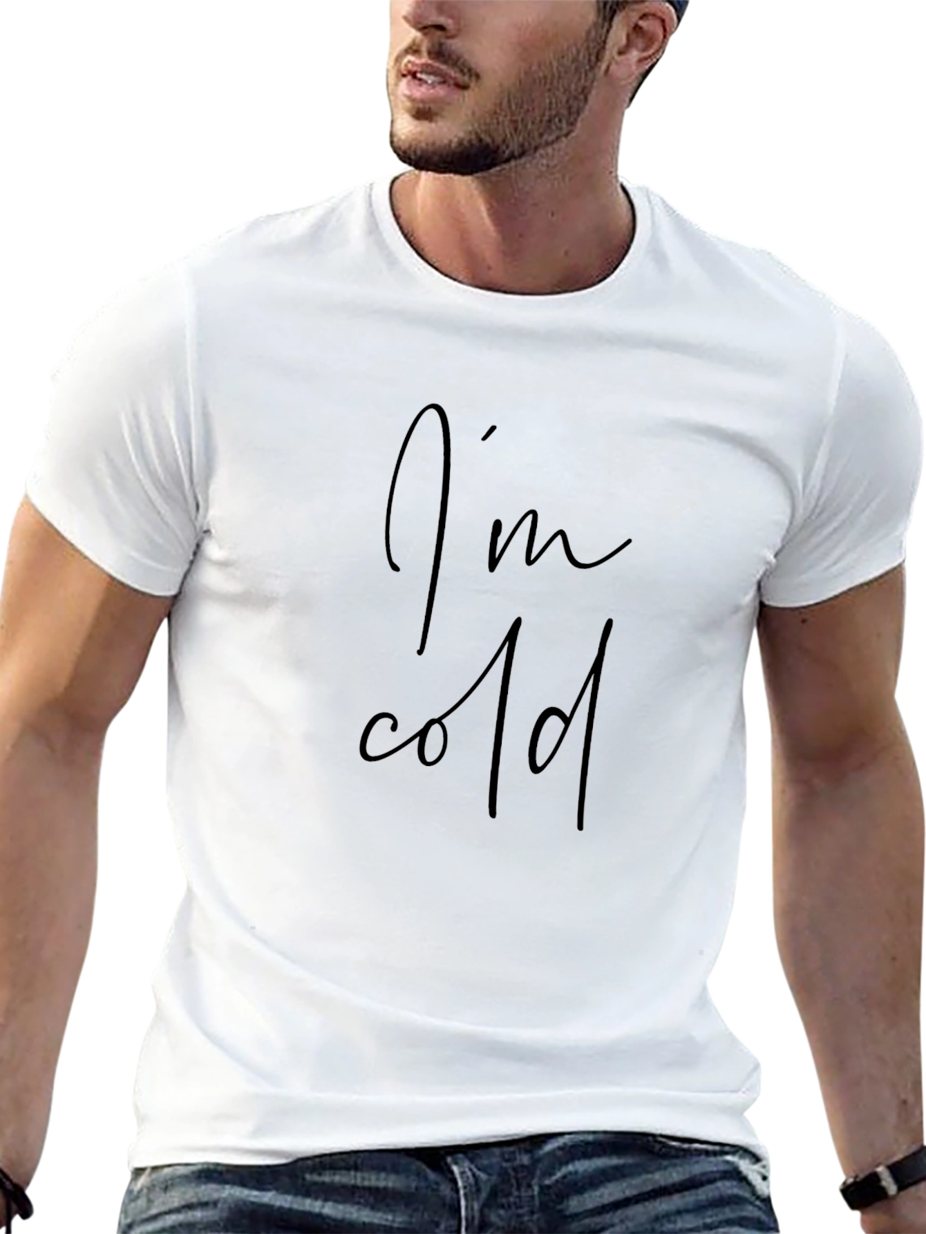 Im Cold Black Tee Shirt