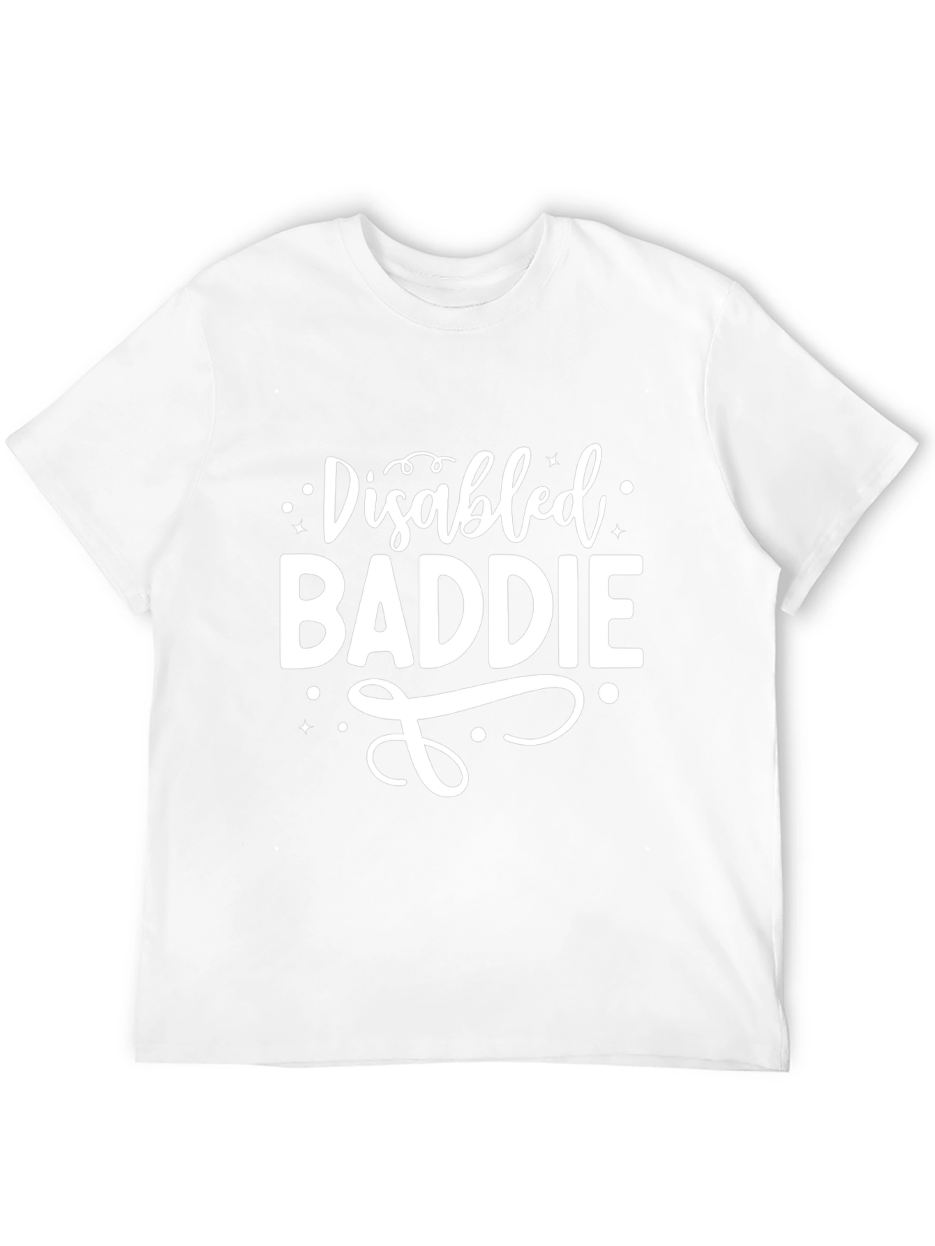 Disabled Baddie Graphic Tee - Unisex Cotton T-Shirt
