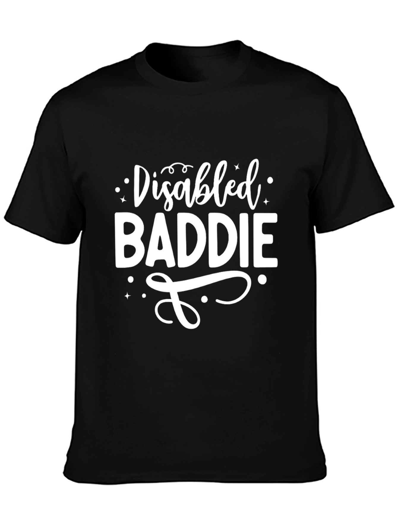 Disabled Baddie Graphic Tee - Unisex Cotton T-Shirt