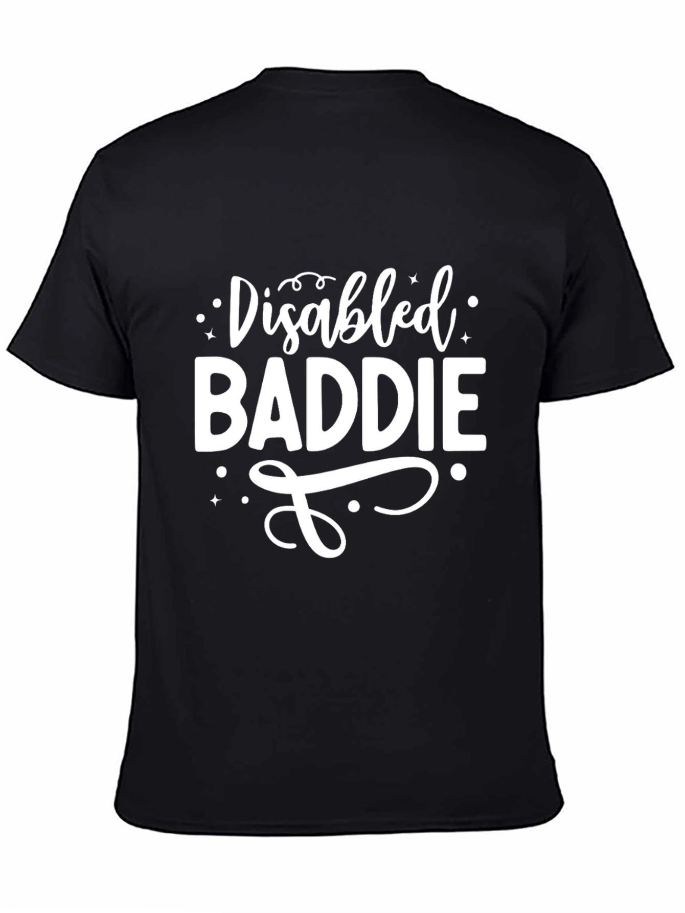 Disabled Baddie Graphic Tee - Unisex Cotton T-Shirt