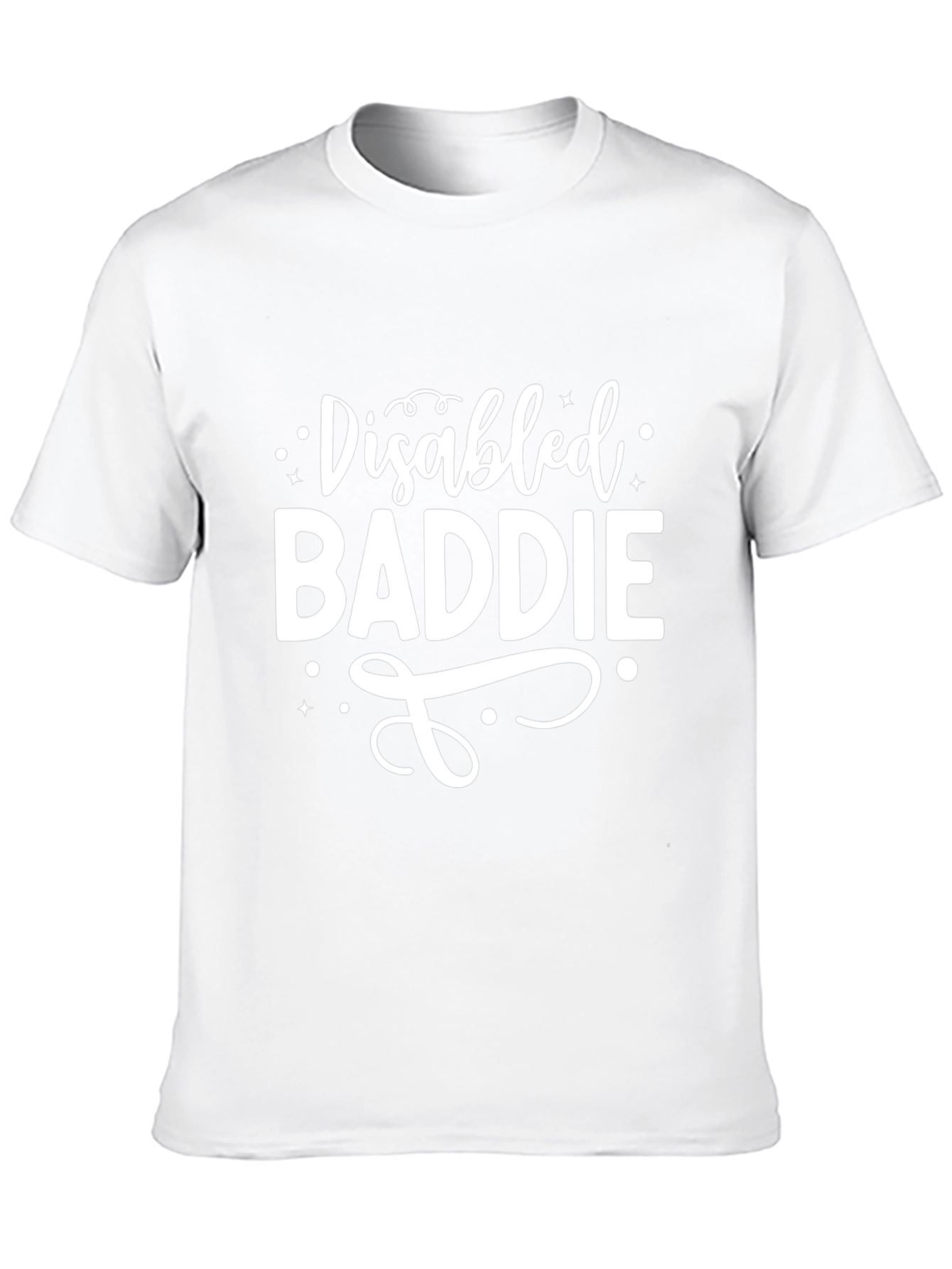 Disabled Baddie Graphic Tee - Unisex Cotton T-Shirt