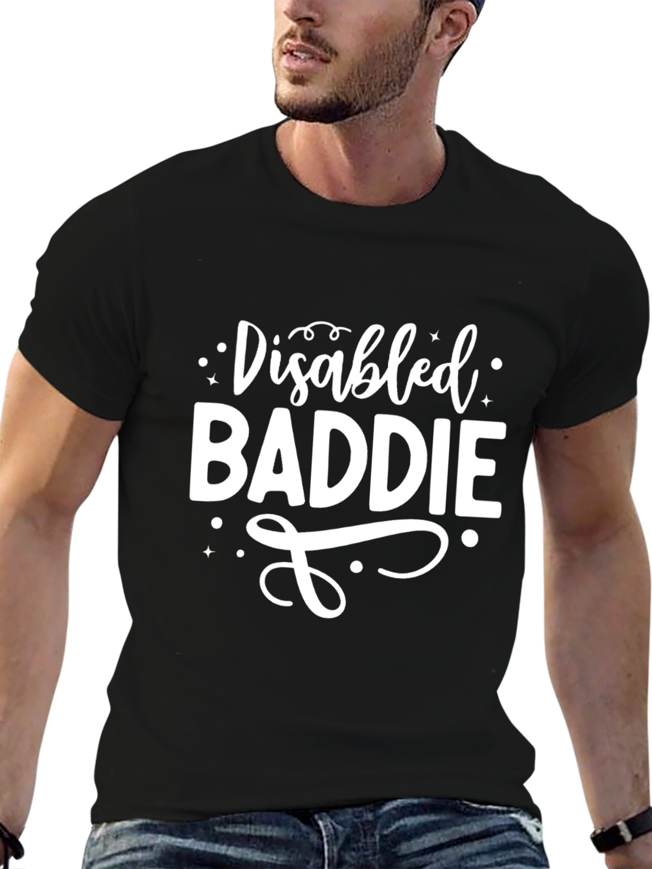 Disabled Baddie Graphic Tee - Unisex Cotton T-Shirt