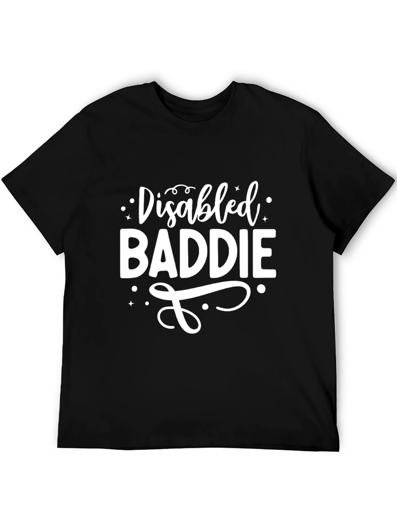 Disabled Baddie Graphic Tee - Unisex Cotton T-Shirt