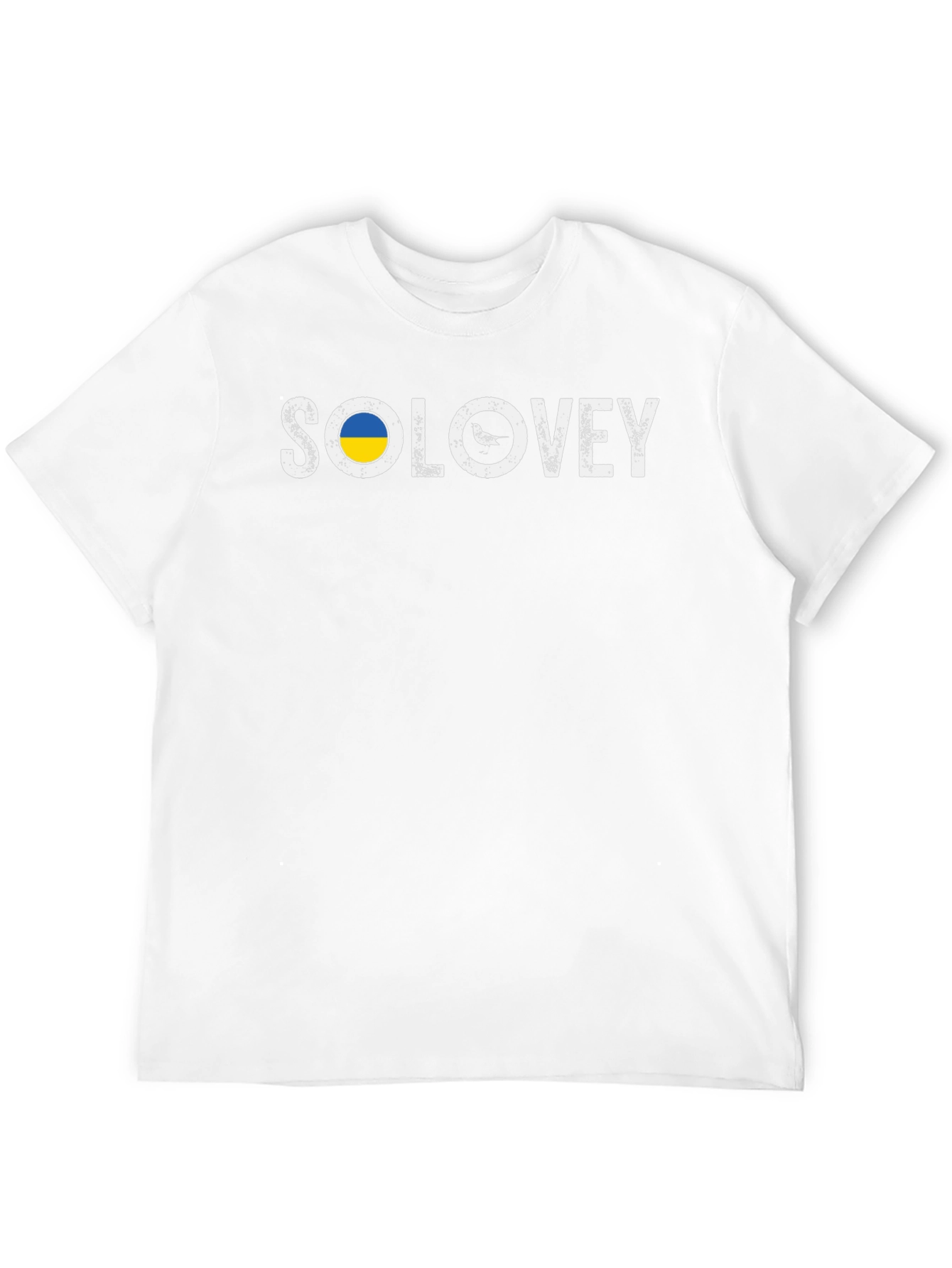 Solovey Ukraine Bird Graphic Black T-Shirt
