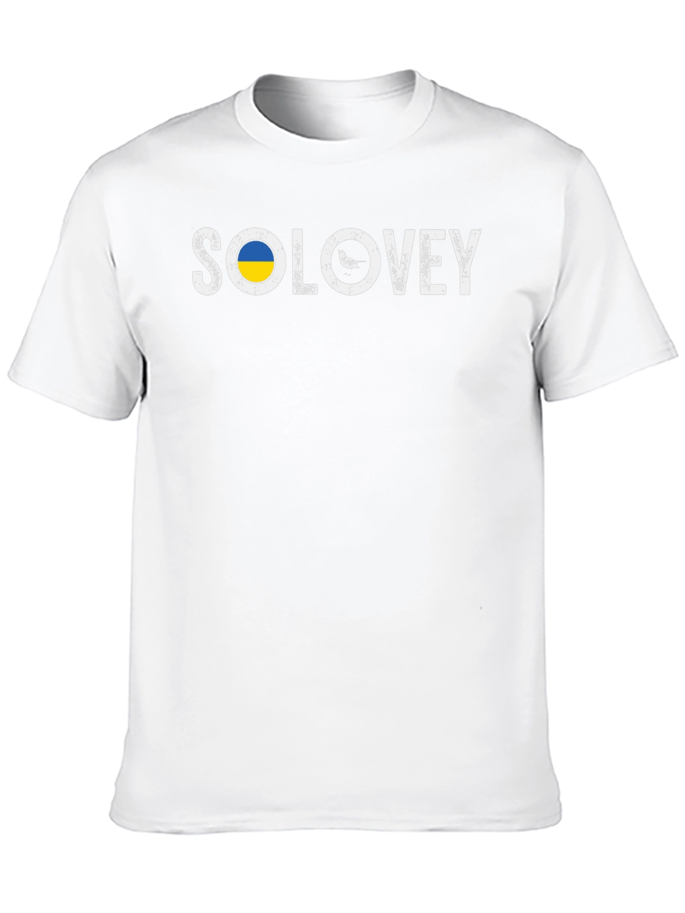 Solovey Ukraine Bird Graphic Black T-Shirt