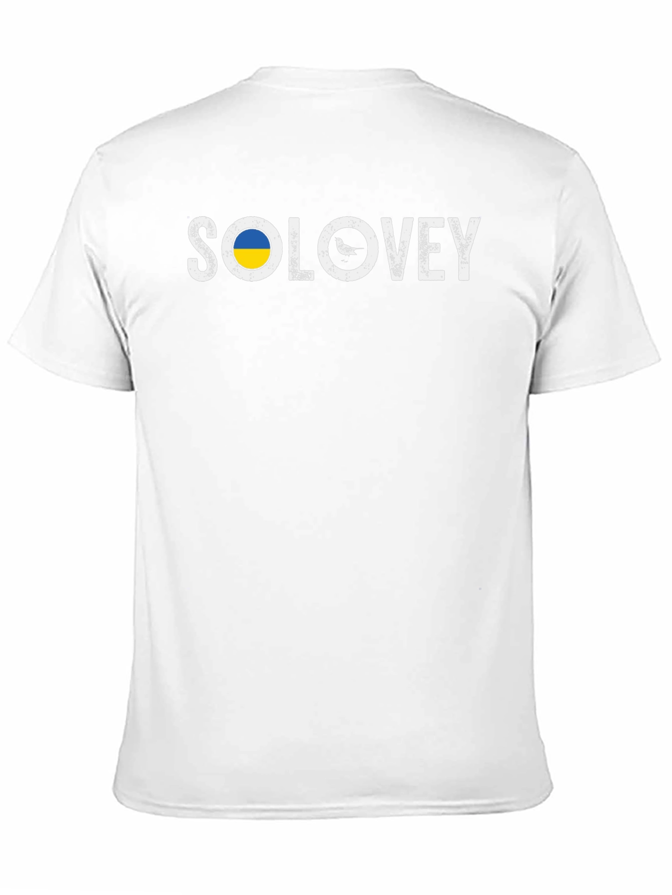 Solovey Ukraine Bird Graphic Black T-Shirt