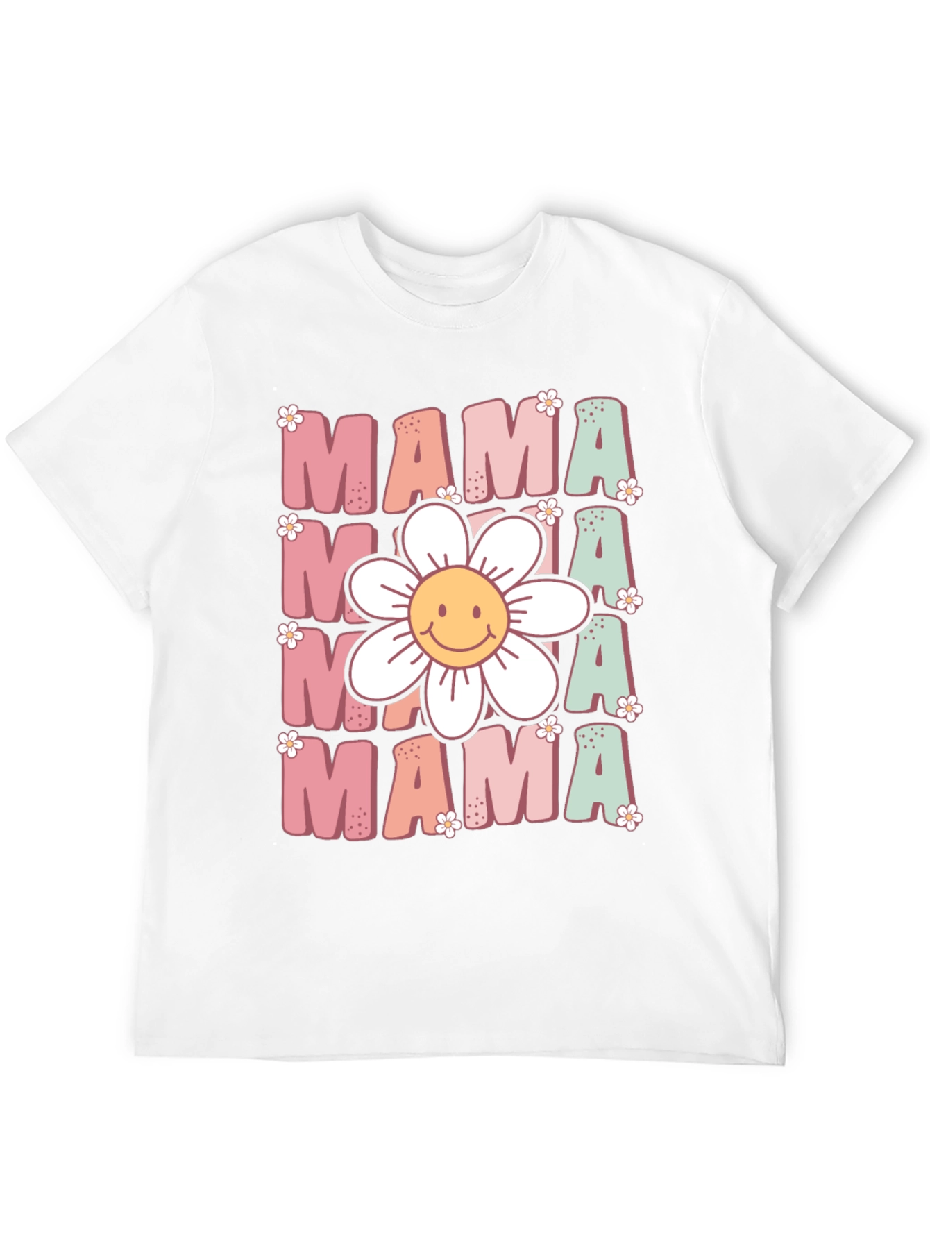 Retro Mama T-Shirt - Floral Graphic Tee