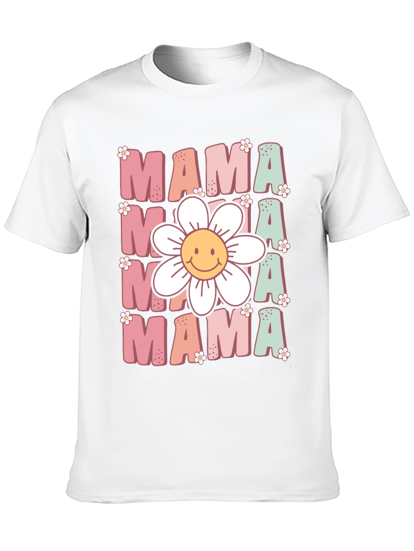 Retro Mama T-Shirt - Floral Graphic Tee
