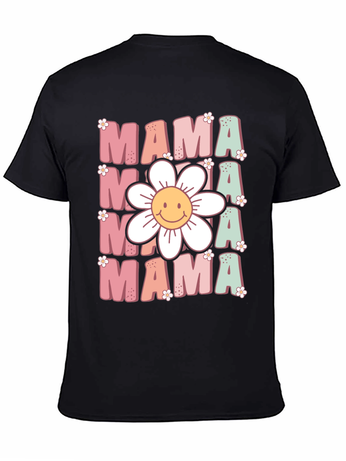 Retro Mama T-Shirt - Floral Graphic Tee