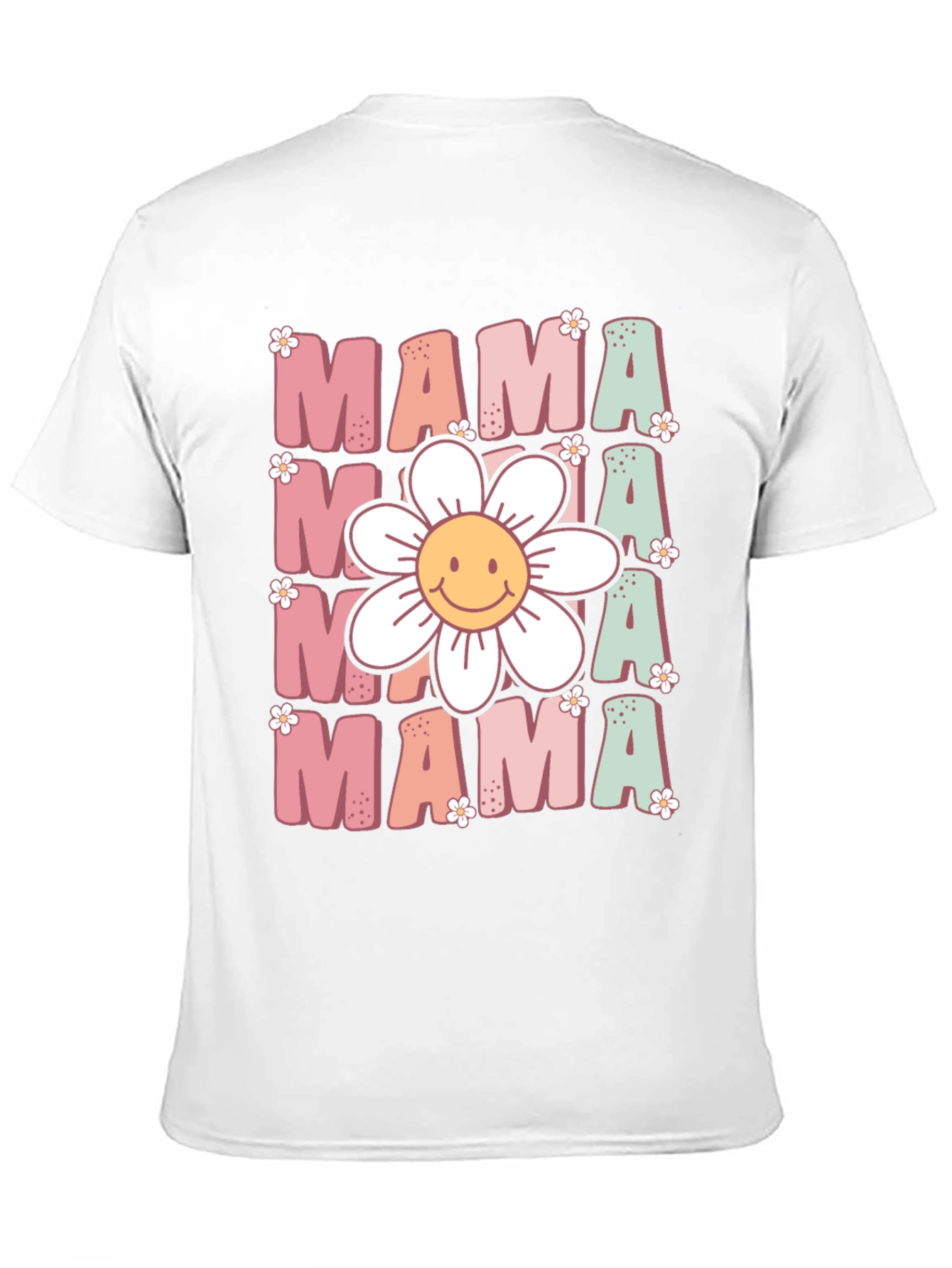 Retro Mama T-Shirt - Floral Graphic Tee