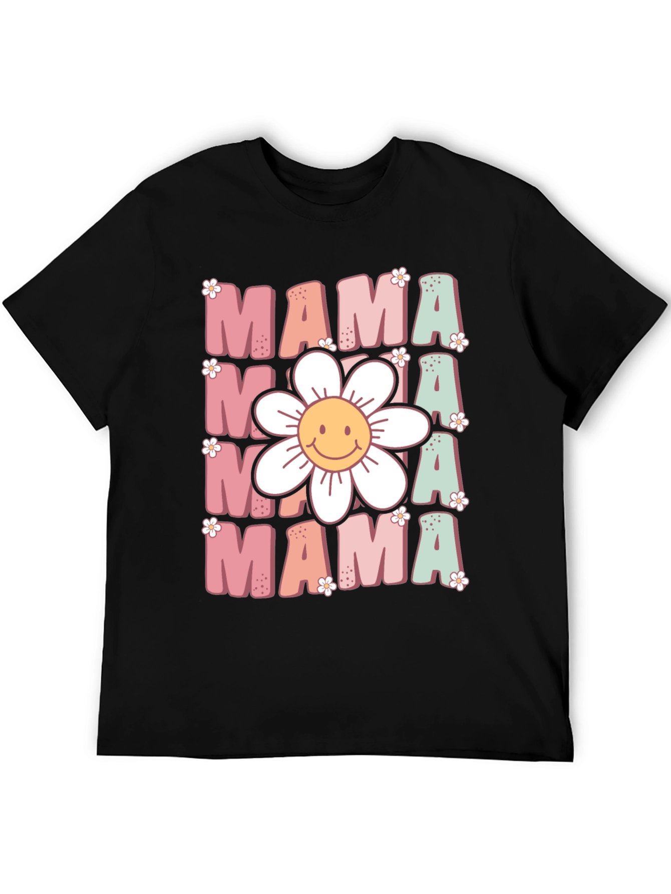 Retro Mama T-Shirt - Floral Graphic Tee
