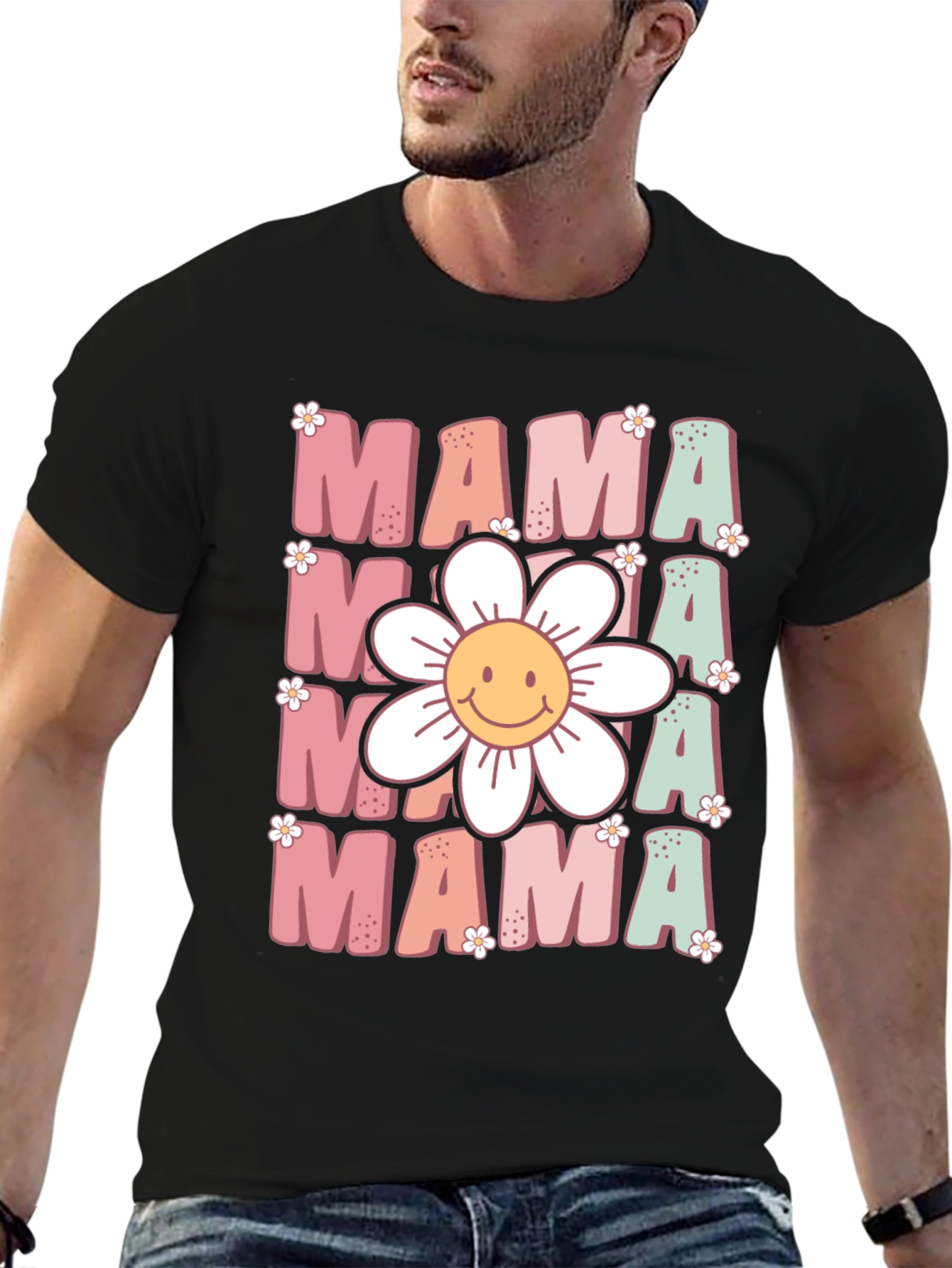 Retro Mama T-Shirt - Floral Graphic Tee