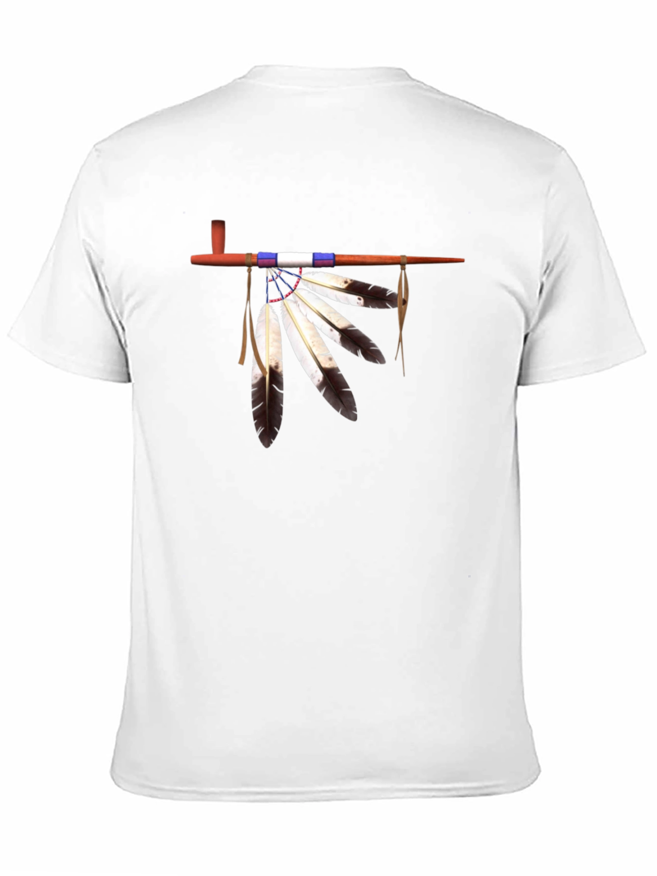 Native American Pipe Graphic T-Shirt