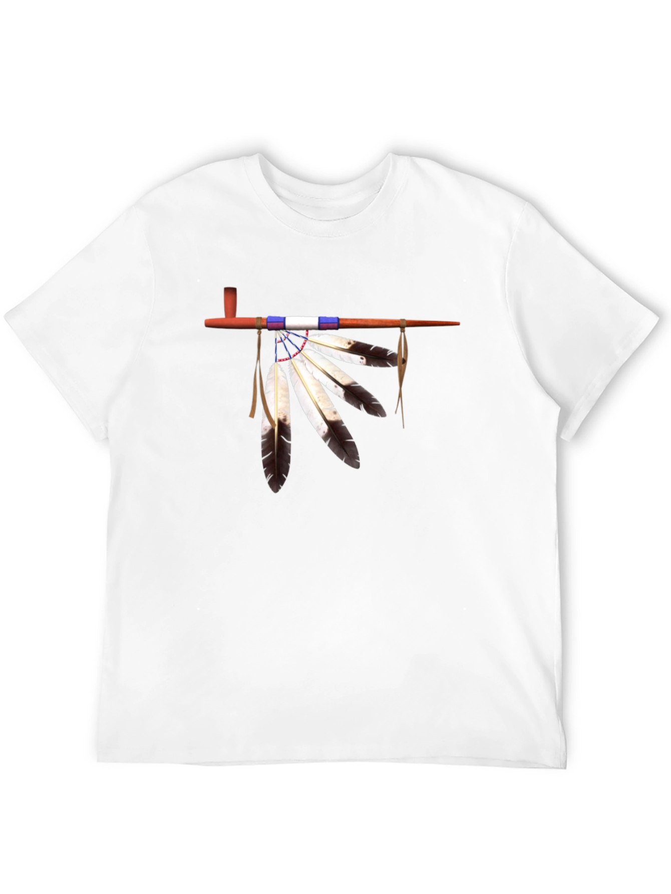 Native American Pipe Graphic T-Shirt