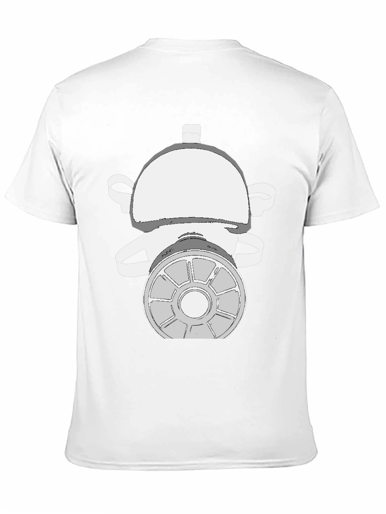 Gas Mask Graphic Tee - Black Cotton T-Shirt
