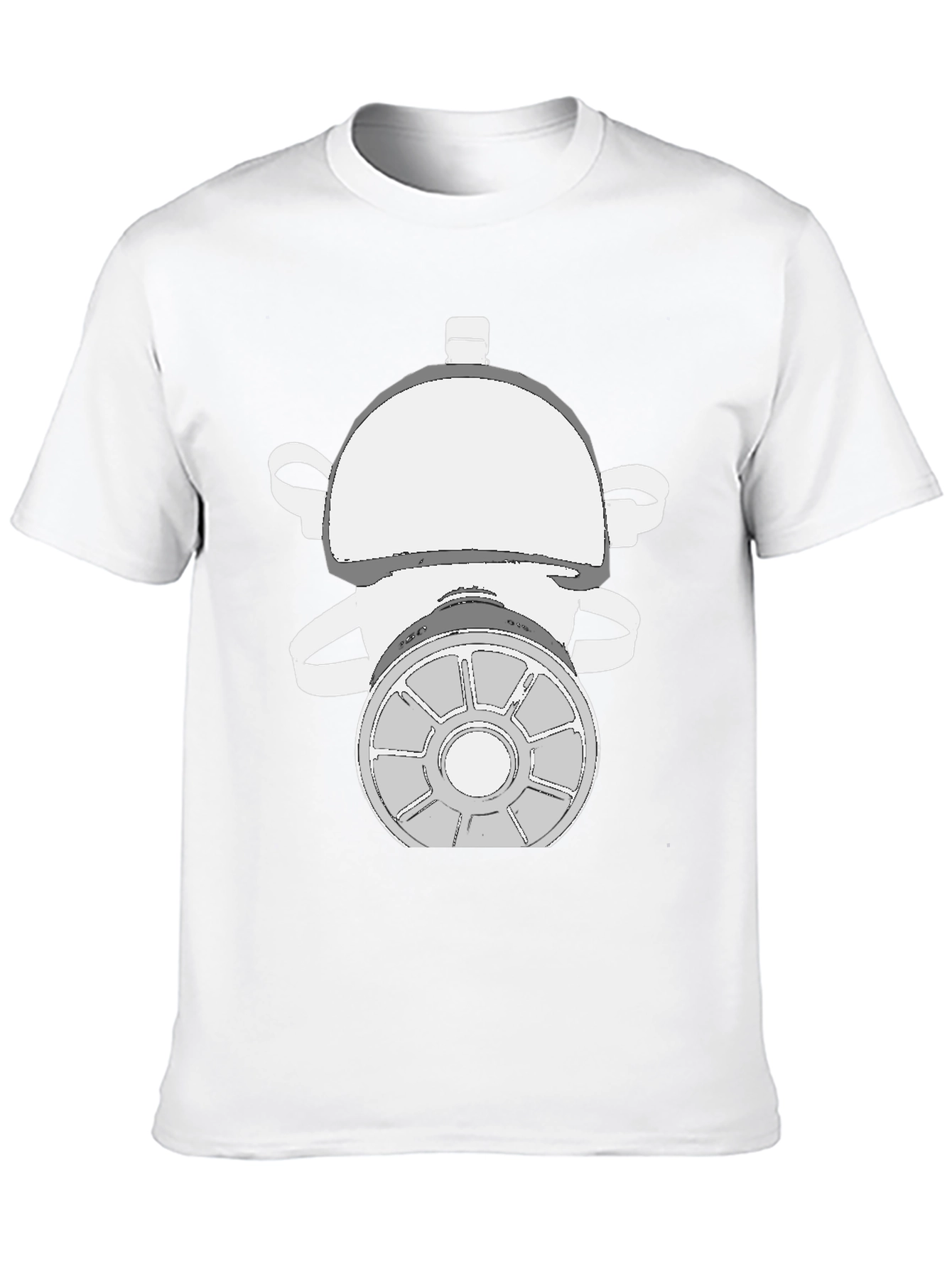 Gas Mask Graphic Tee - Black Cotton T-Shirt