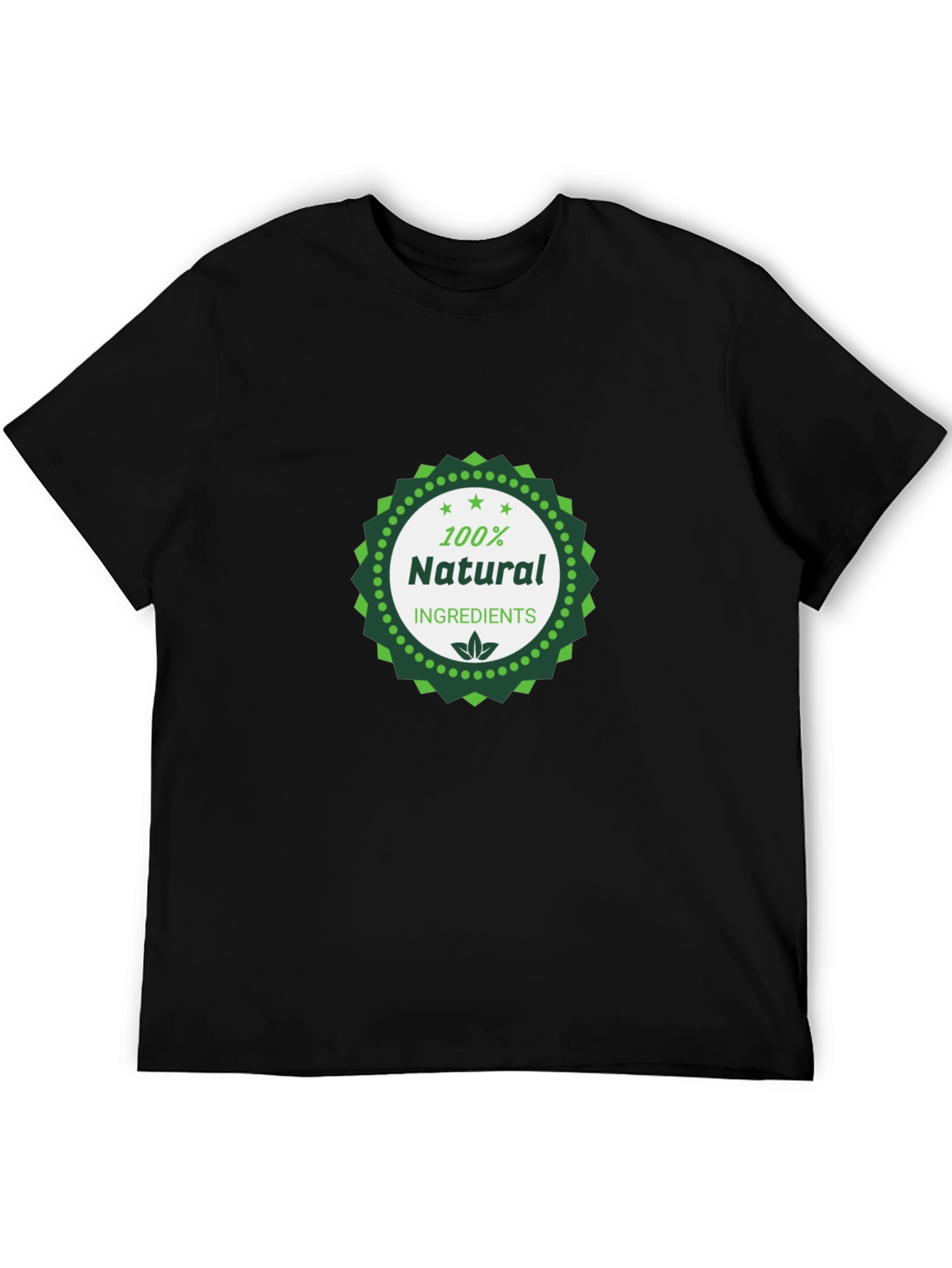 Natural Ingredients Black T-Shirt