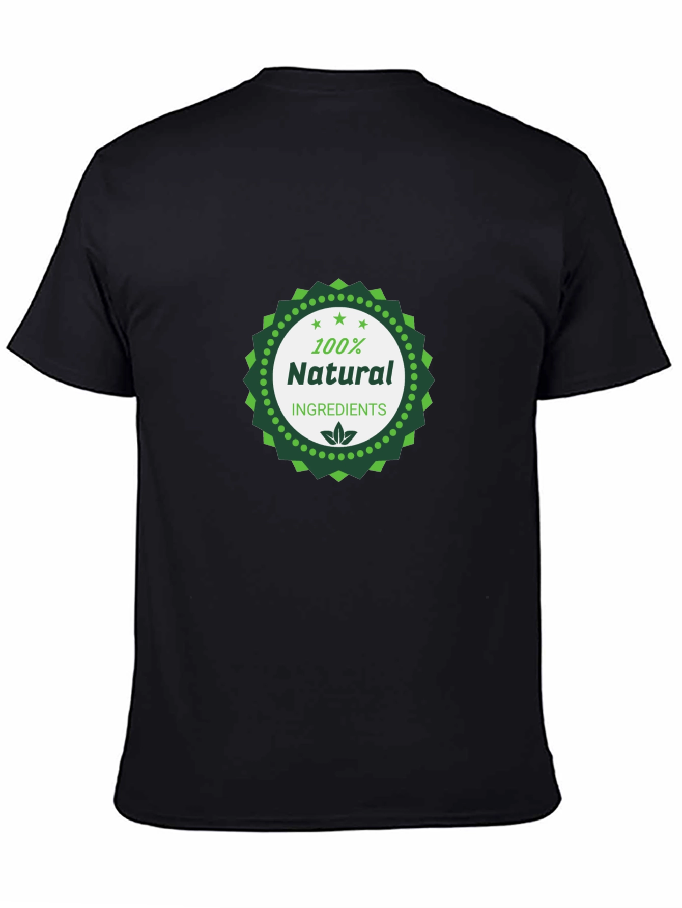 Natural Ingredients Black T-Shirt