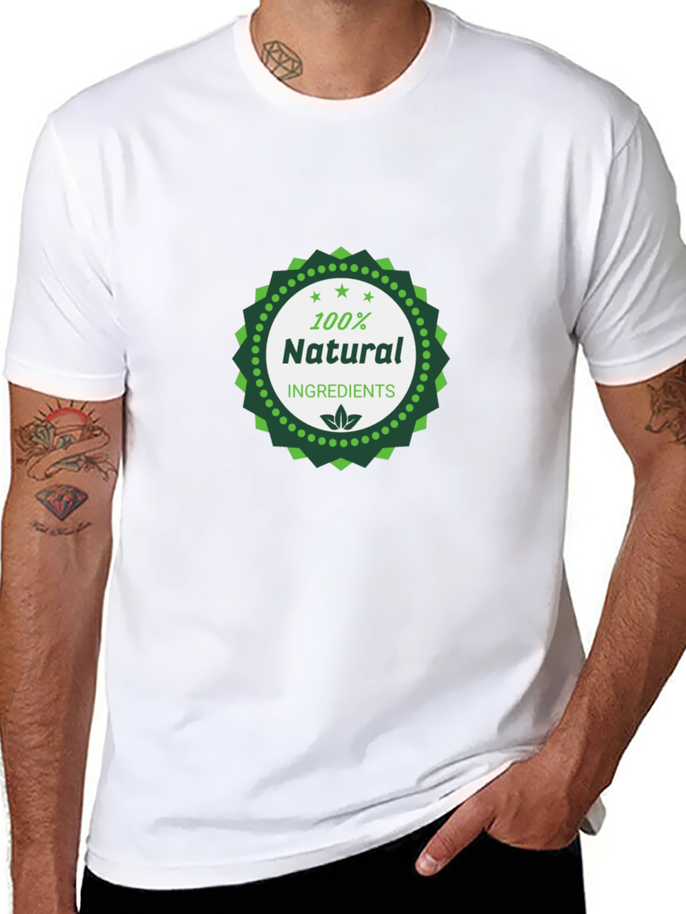 Natural Ingredients Black T-Shirt
