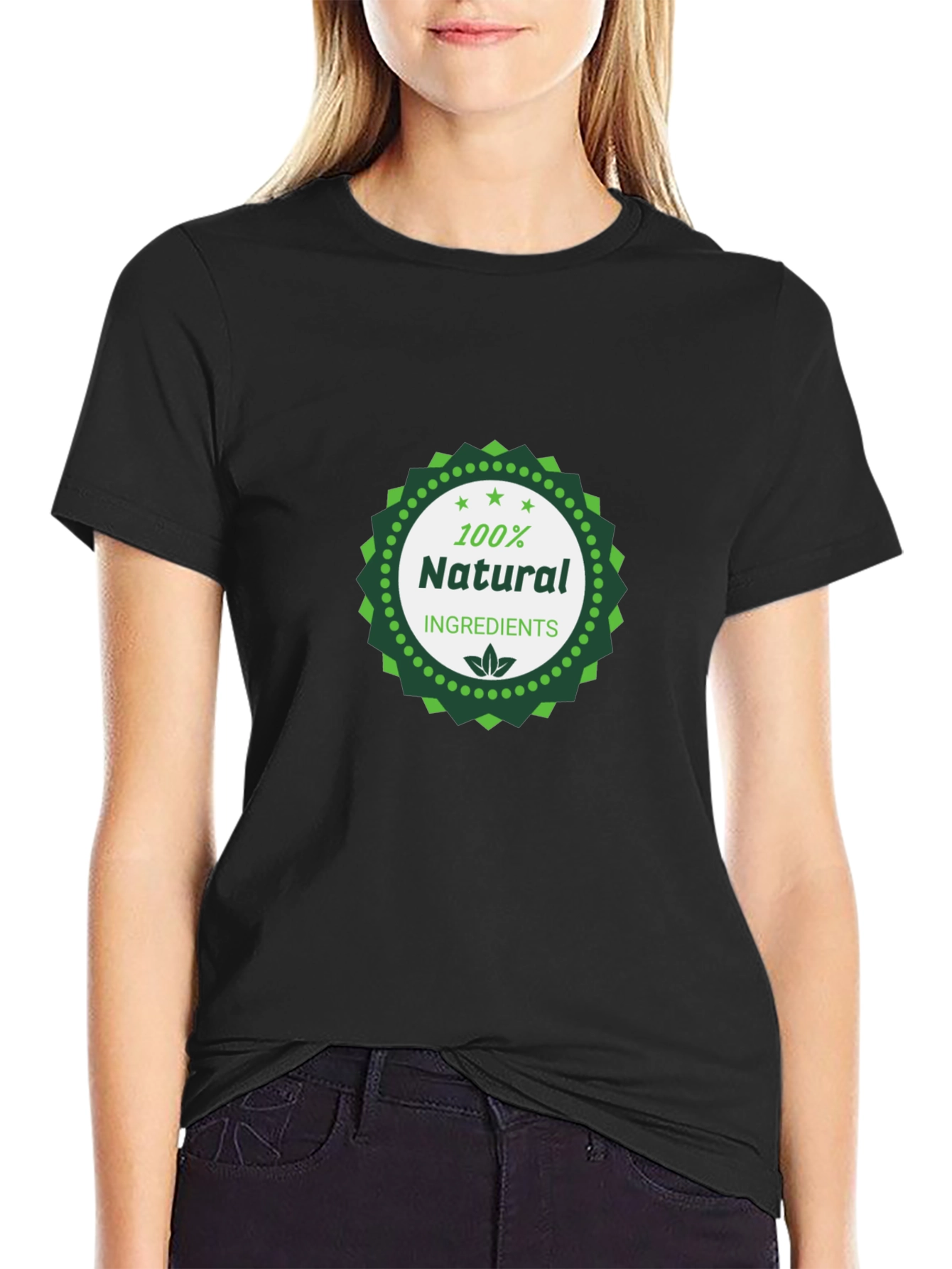 Natural Ingredients Black T-Shirt