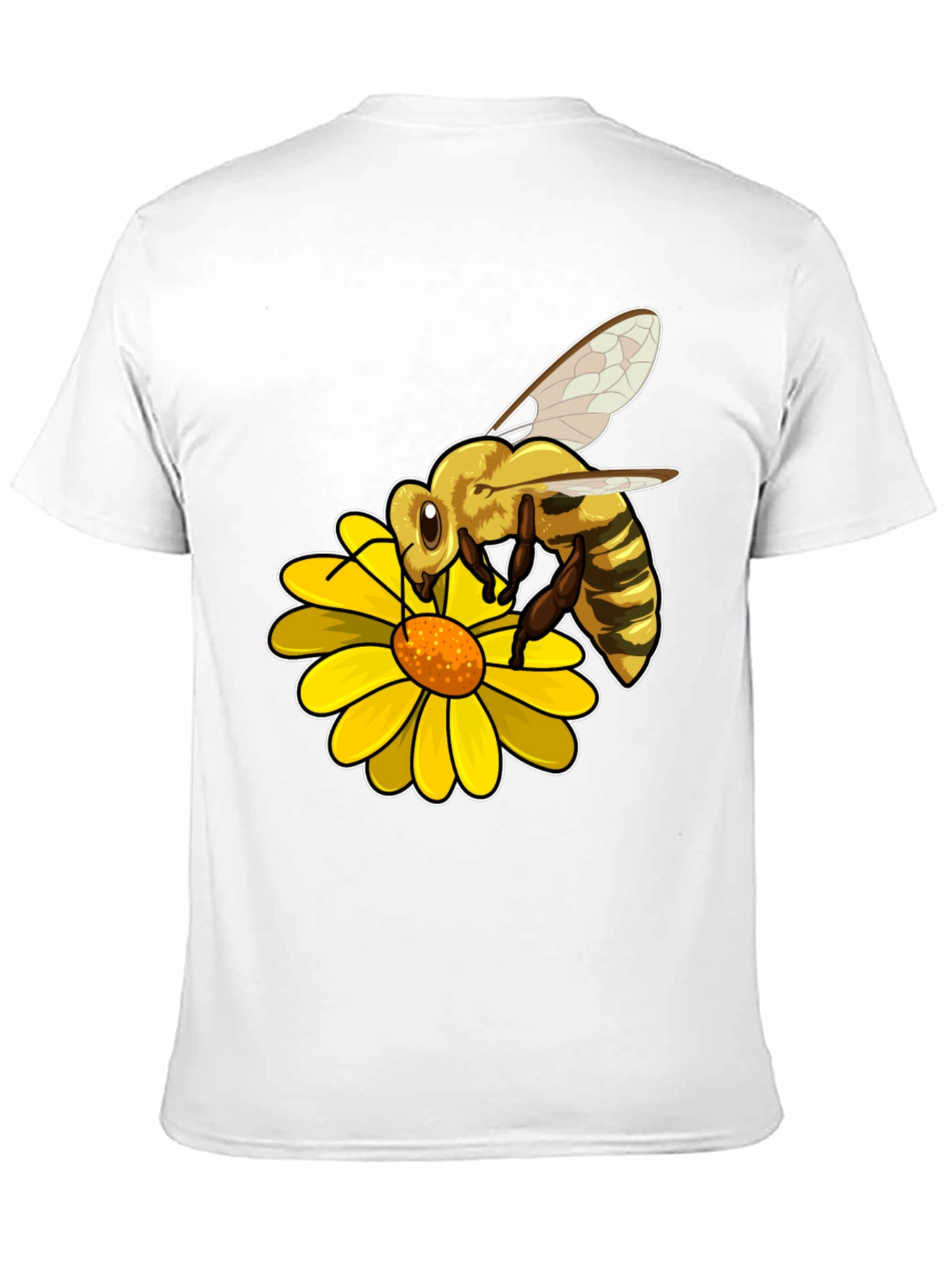 Bee on Flower Graphic Tee - Nature Lover T-Shirt