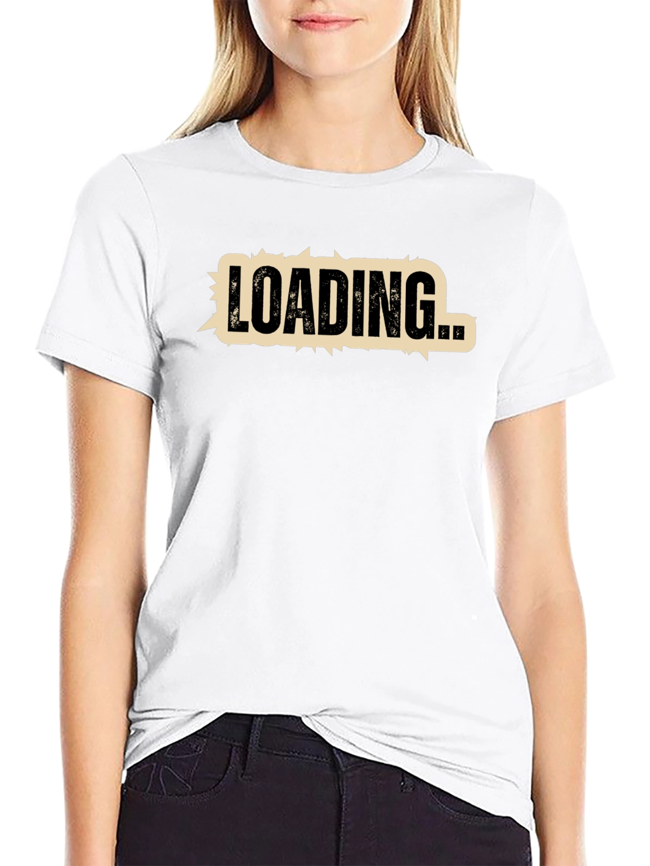 Loading... Graphic T-Shirt - Black Cotton Tee