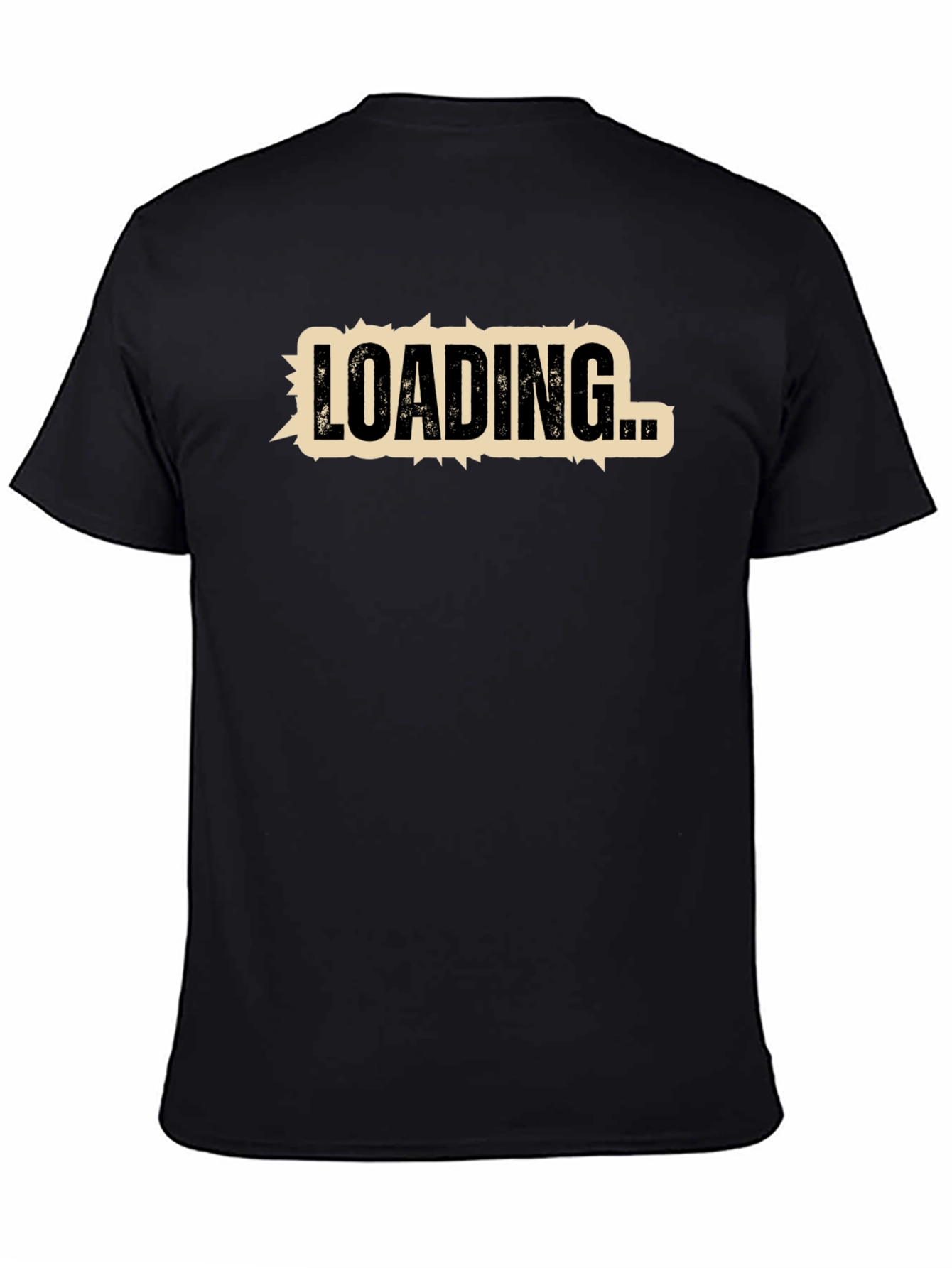 Loading... Graphic T-Shirt - Black Cotton Tee