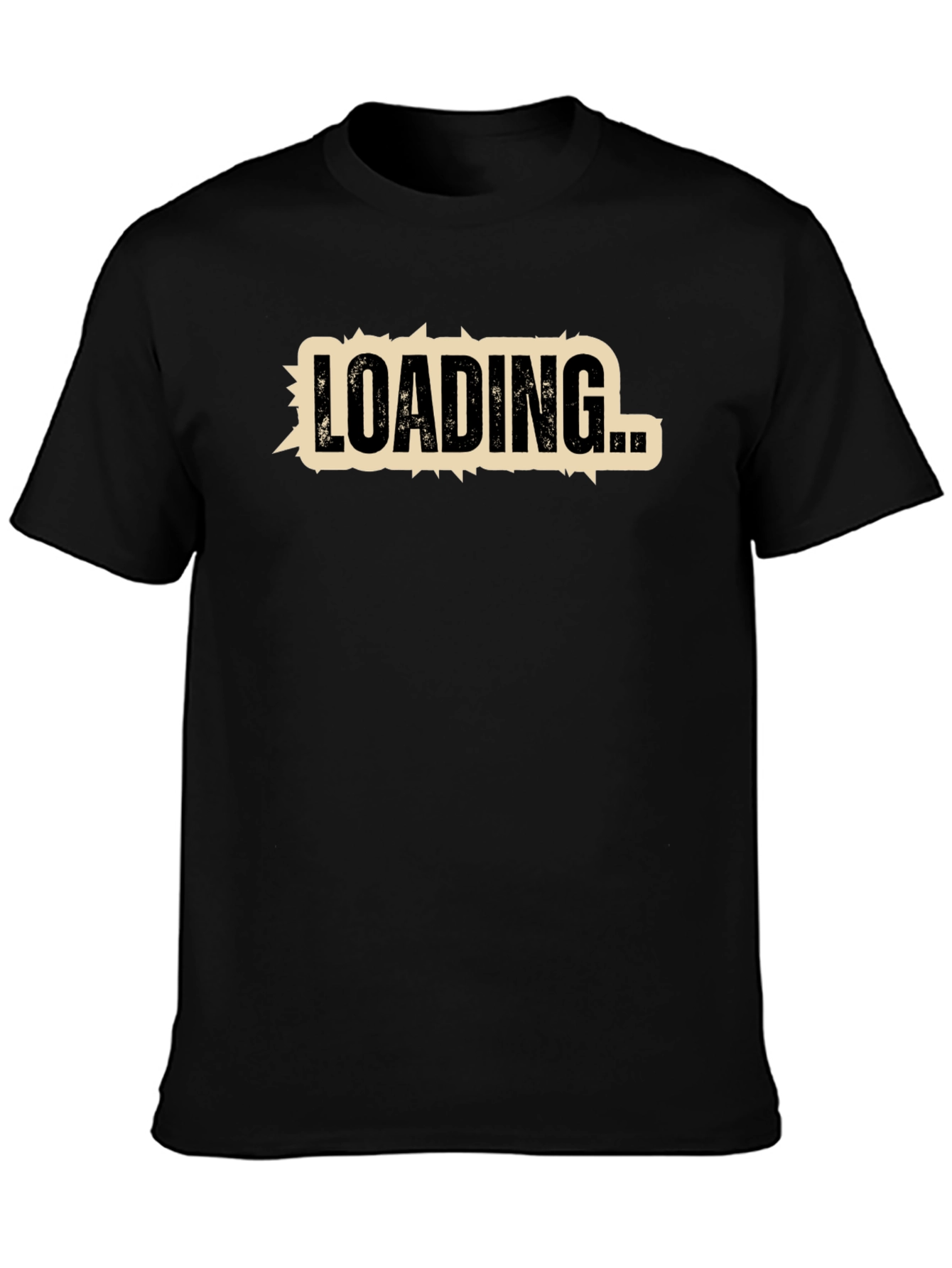 Loading... Graphic T-Shirt - Black Cotton Tee