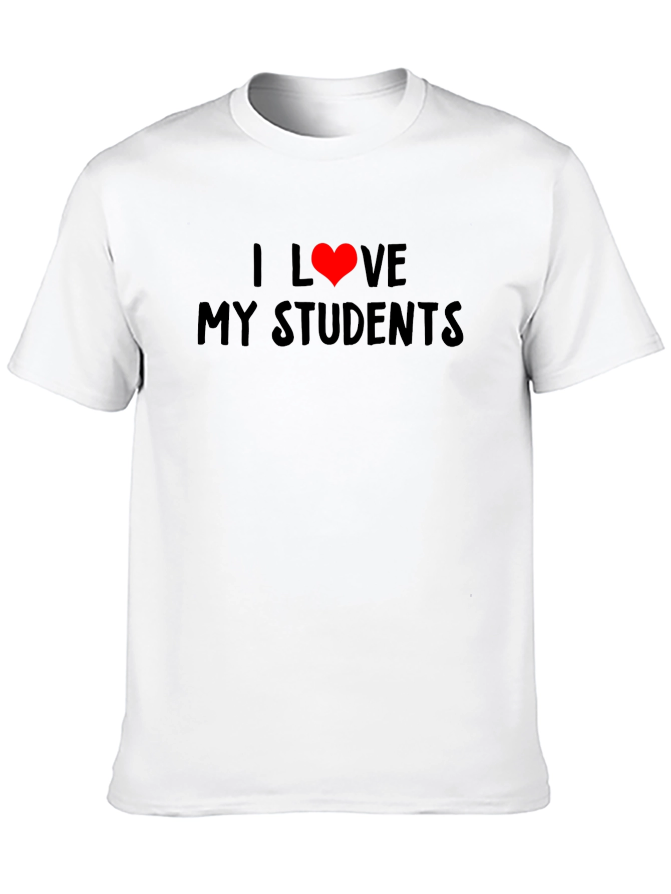I Love My Students Black T-Shirt