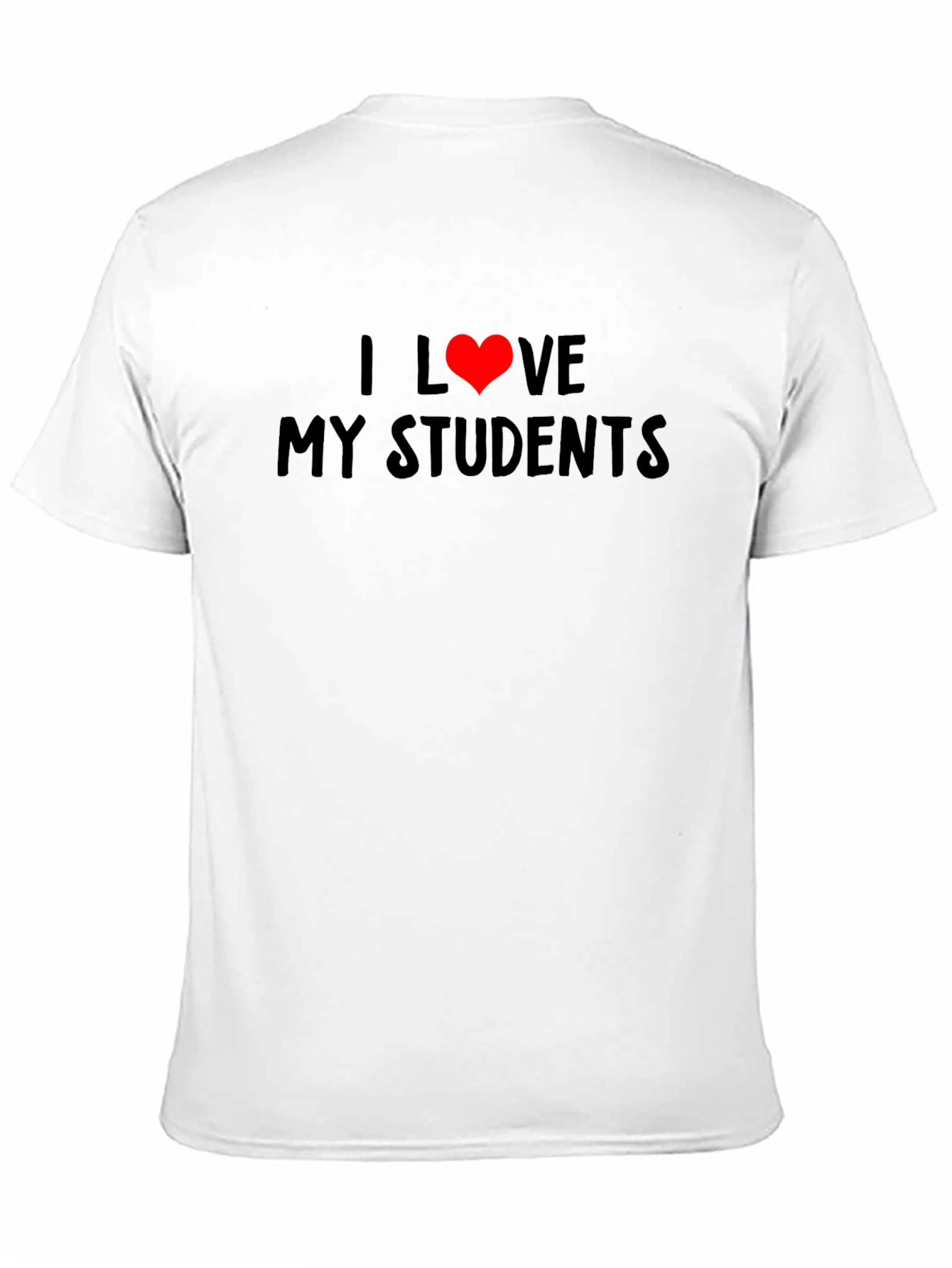 I Love My Students Black T-Shirt