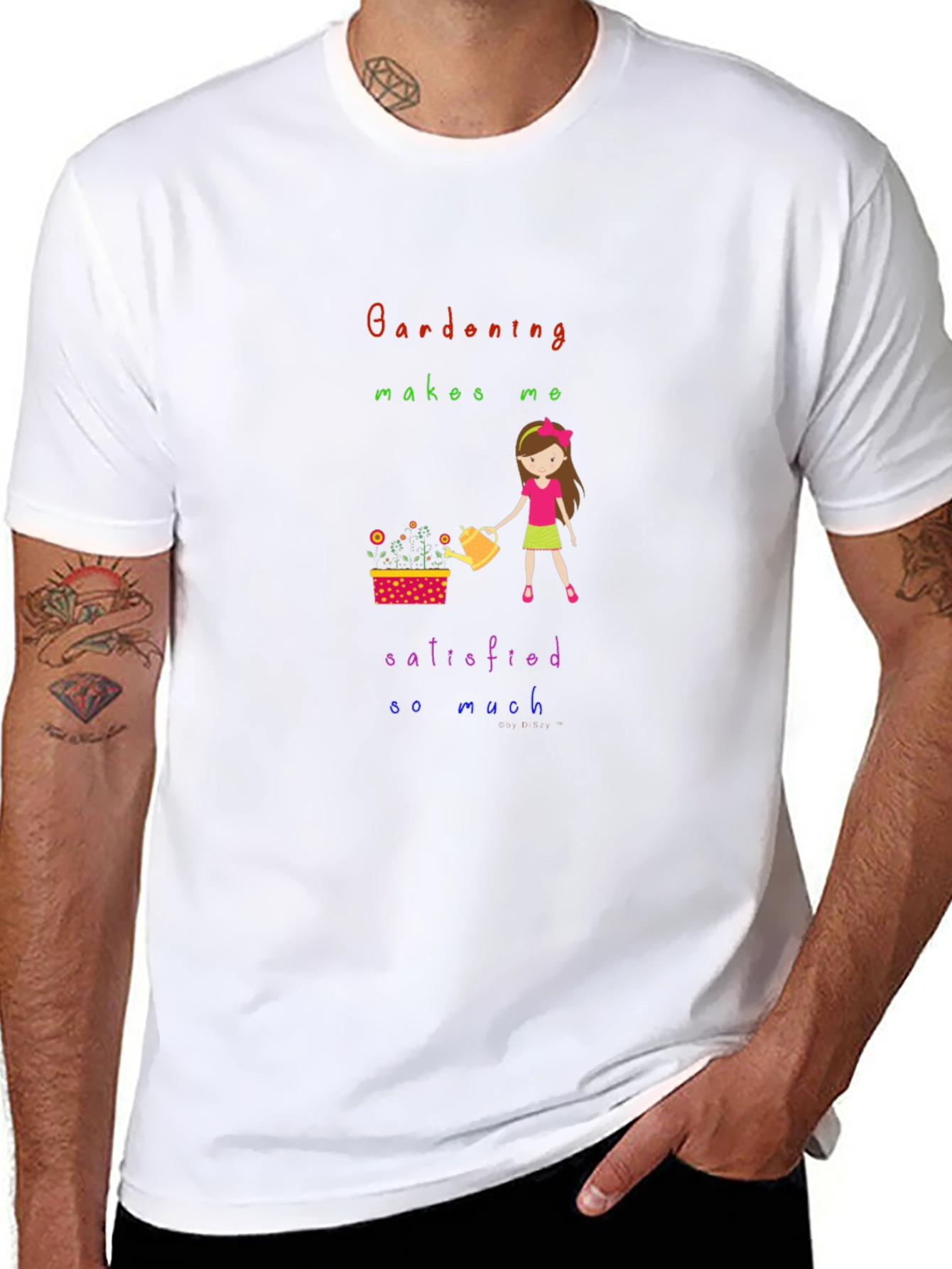 Gardening Makes Me Satisfied T-Shirt