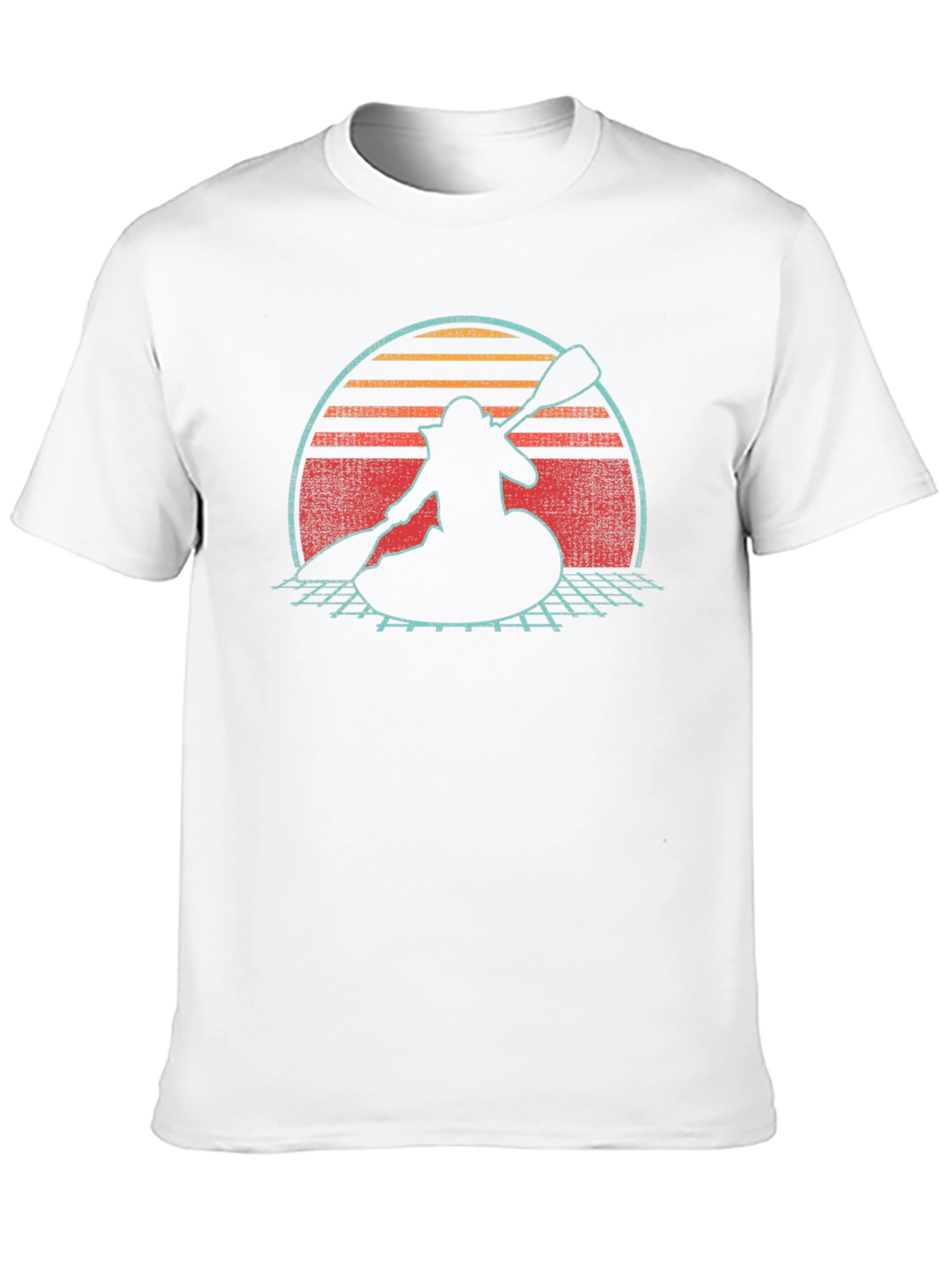 Retro Kayak Sunset T-Shirt