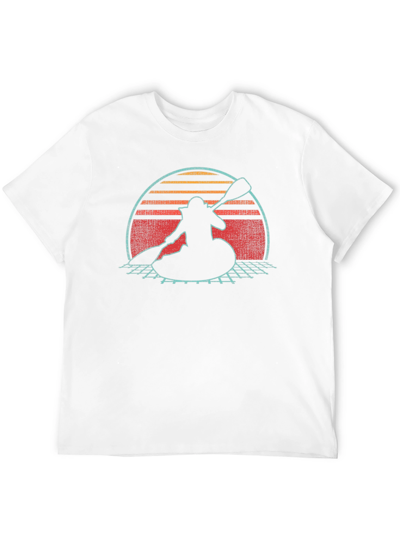 Retro Kayak Sunset T-Shirt