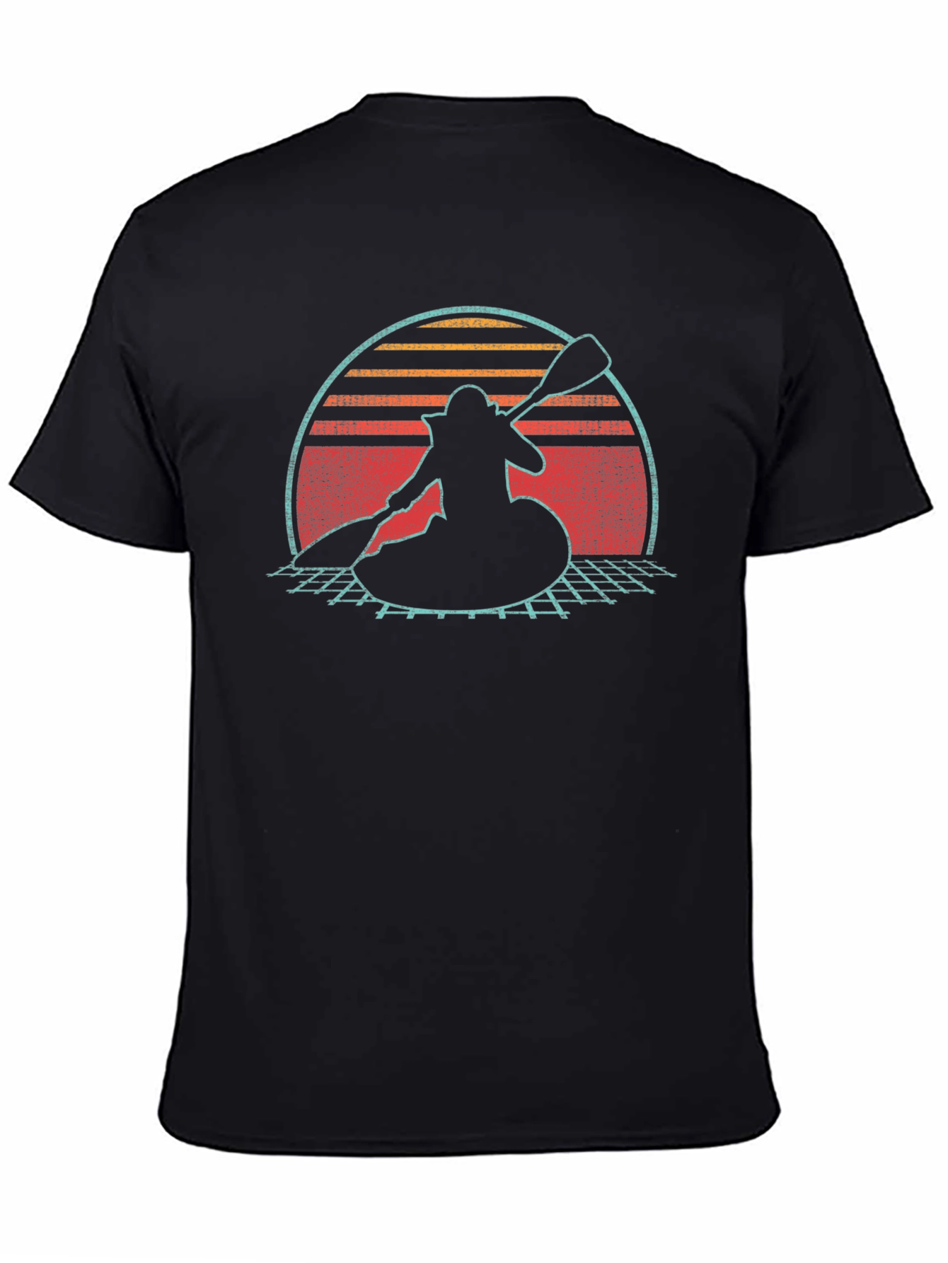 Retro Kayak Sunset T-Shirt