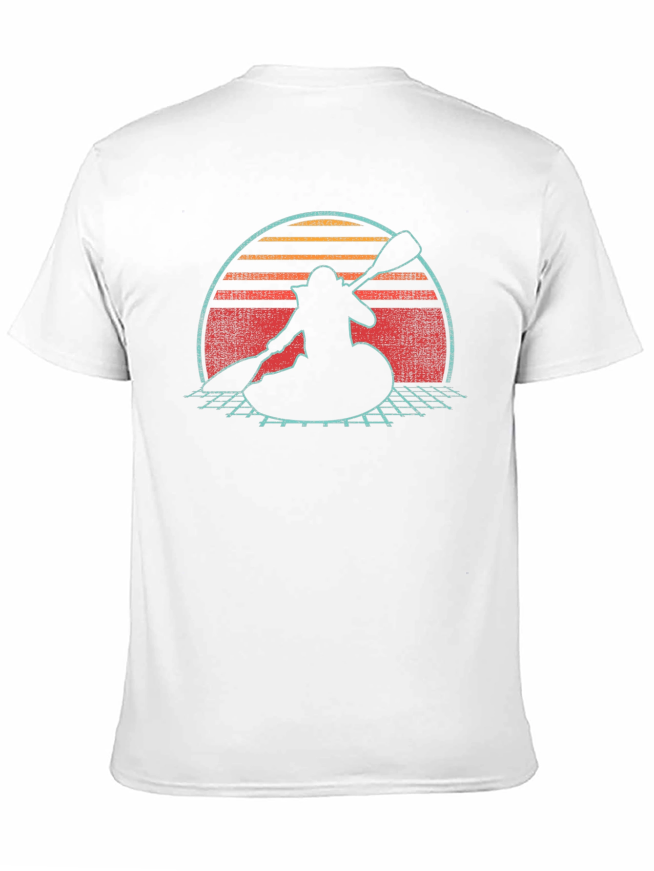 Retro Kayak Sunset T-Shirt