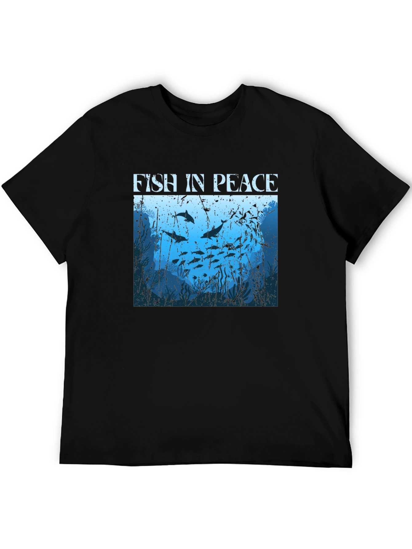 Fish in Peace Graphic Tee - Ocean Lover Shirt
