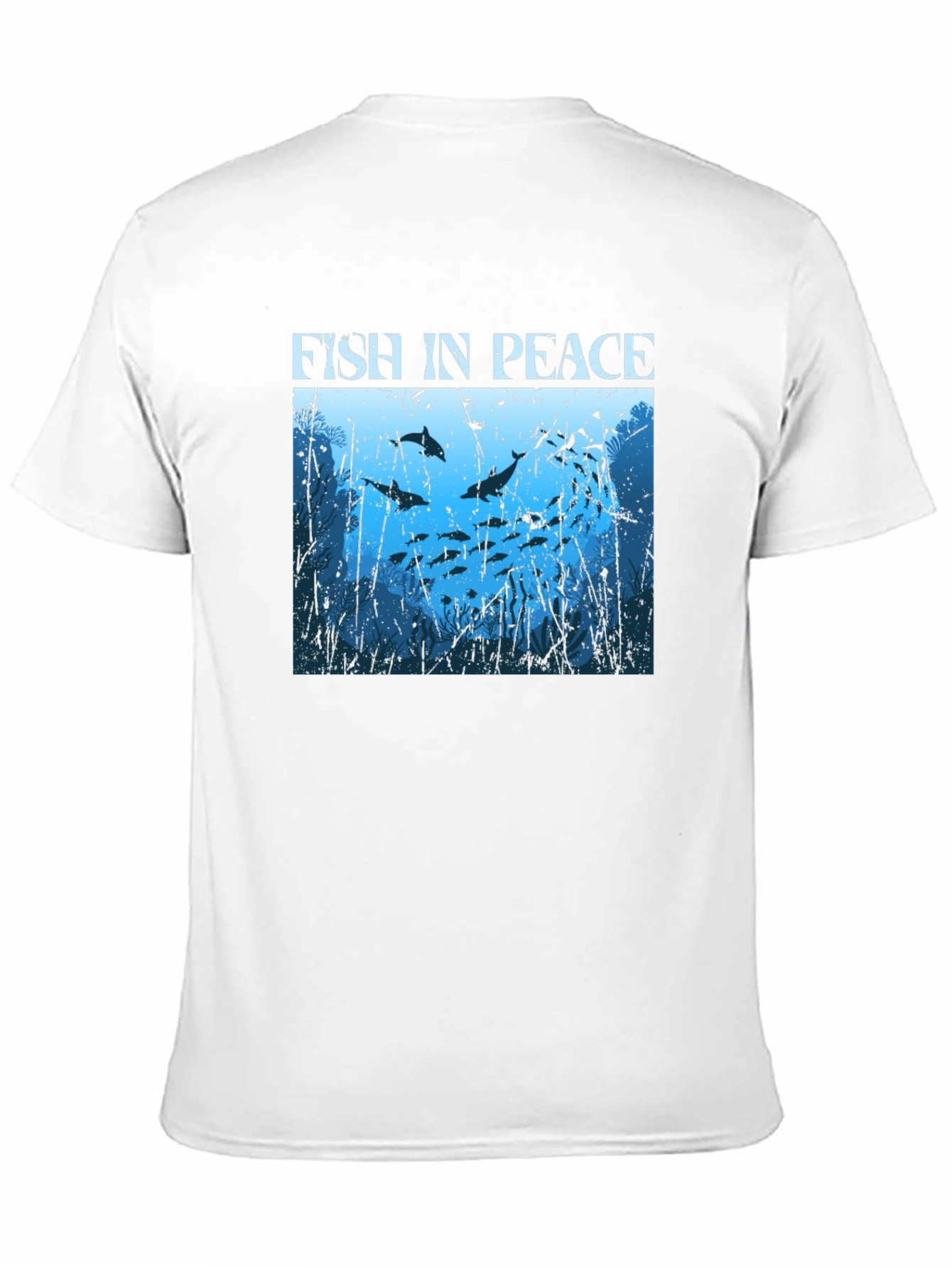 Fish in Peace Graphic Tee - Ocean Lover Shirt