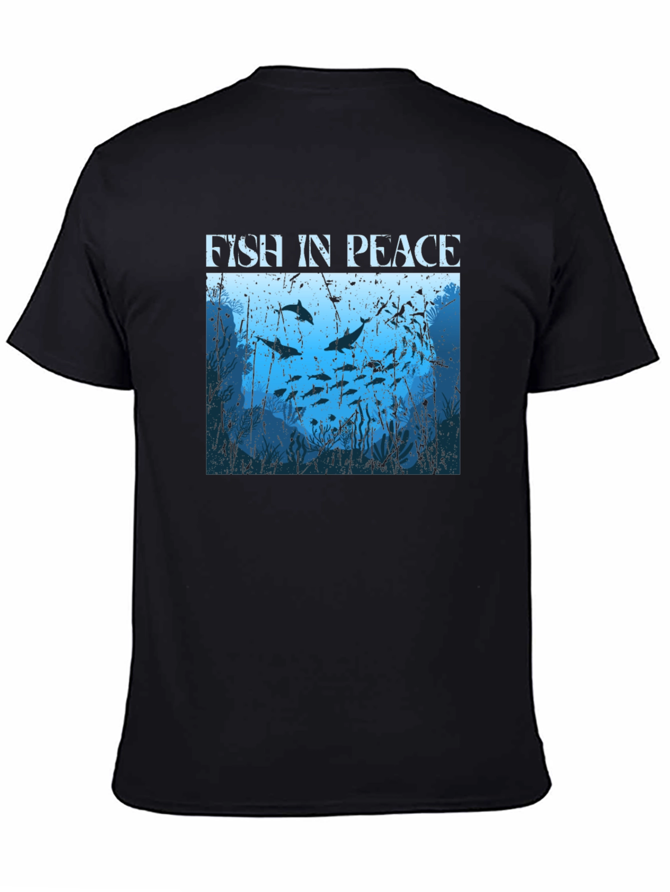 Fish in Peace Graphic Tee - Ocean Lover Shirt