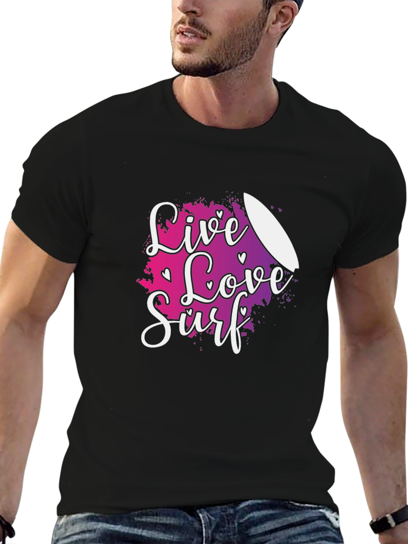 Live Love Surf Graphic Tee - Summer Vibes