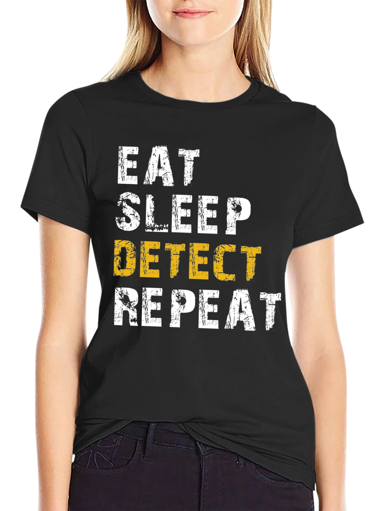Eat Sleep Detect Repeat T-Shirt