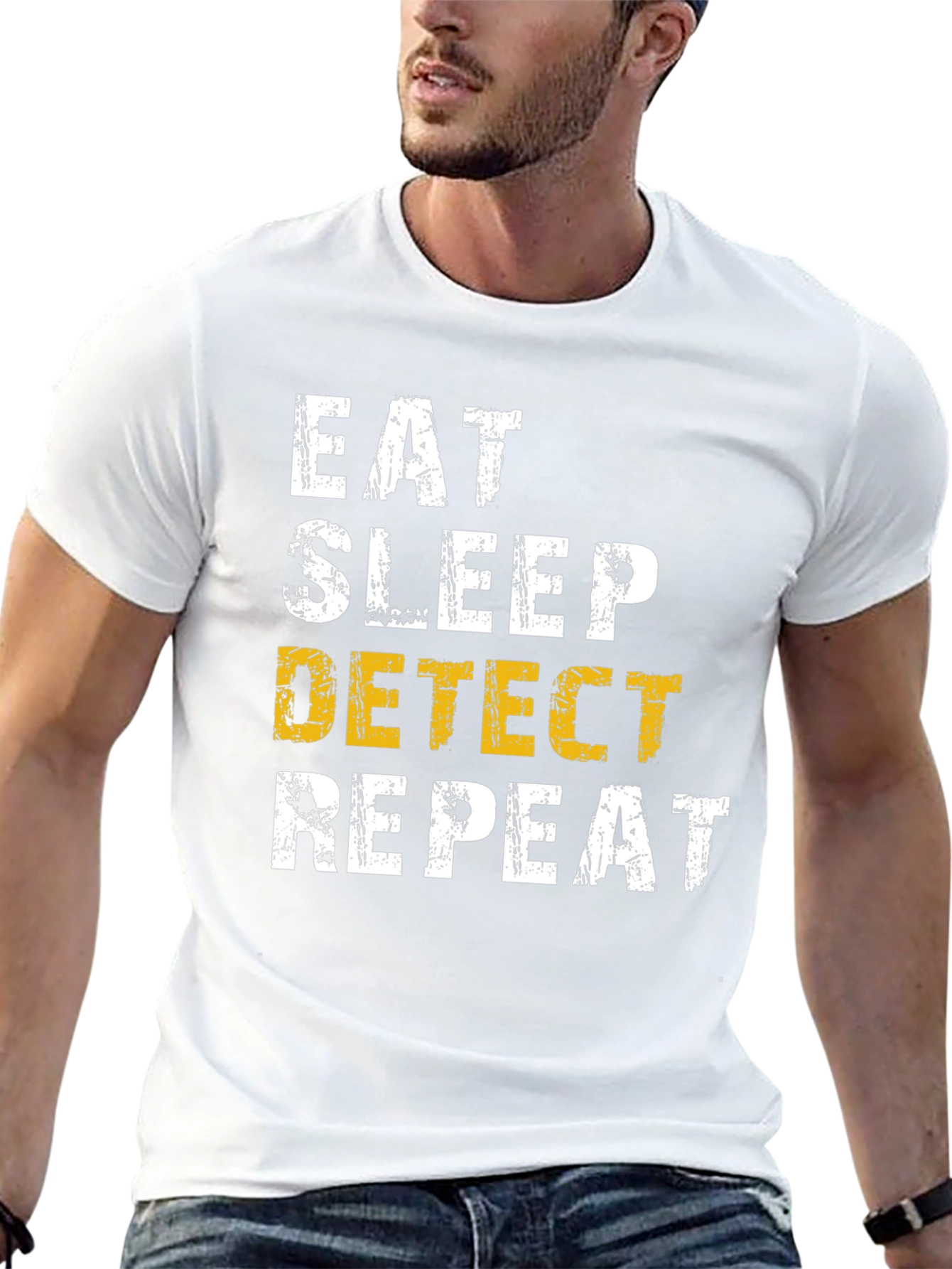 Eat Sleep Detect Repeat T-Shirt