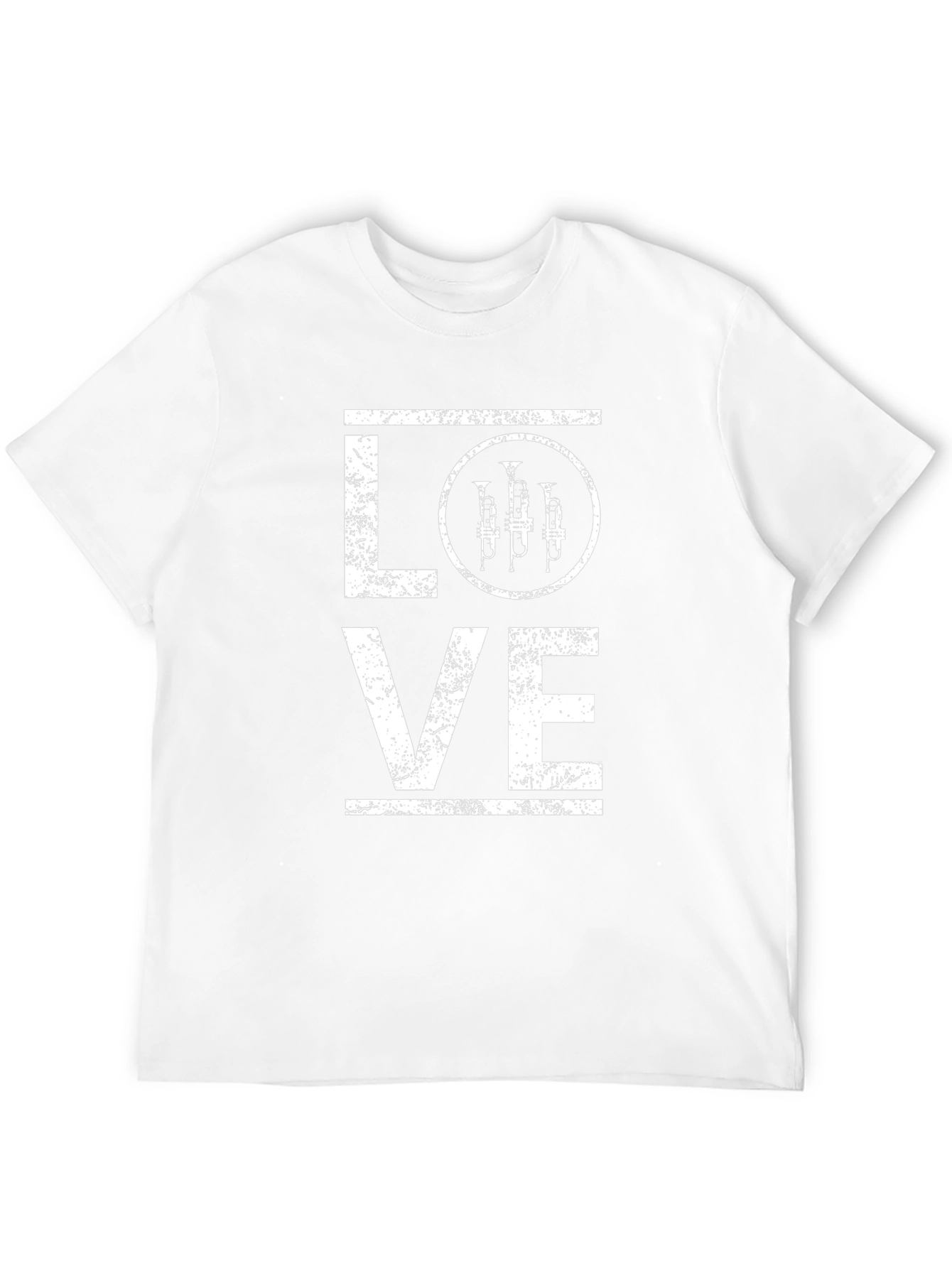 Trumpet LOVE Graphic Tee - Musicians Black T-Shirt
