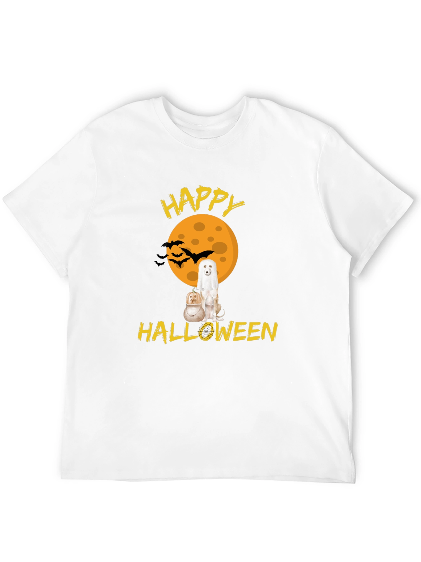 Happy Halloween Dog Ghost T-Shirt