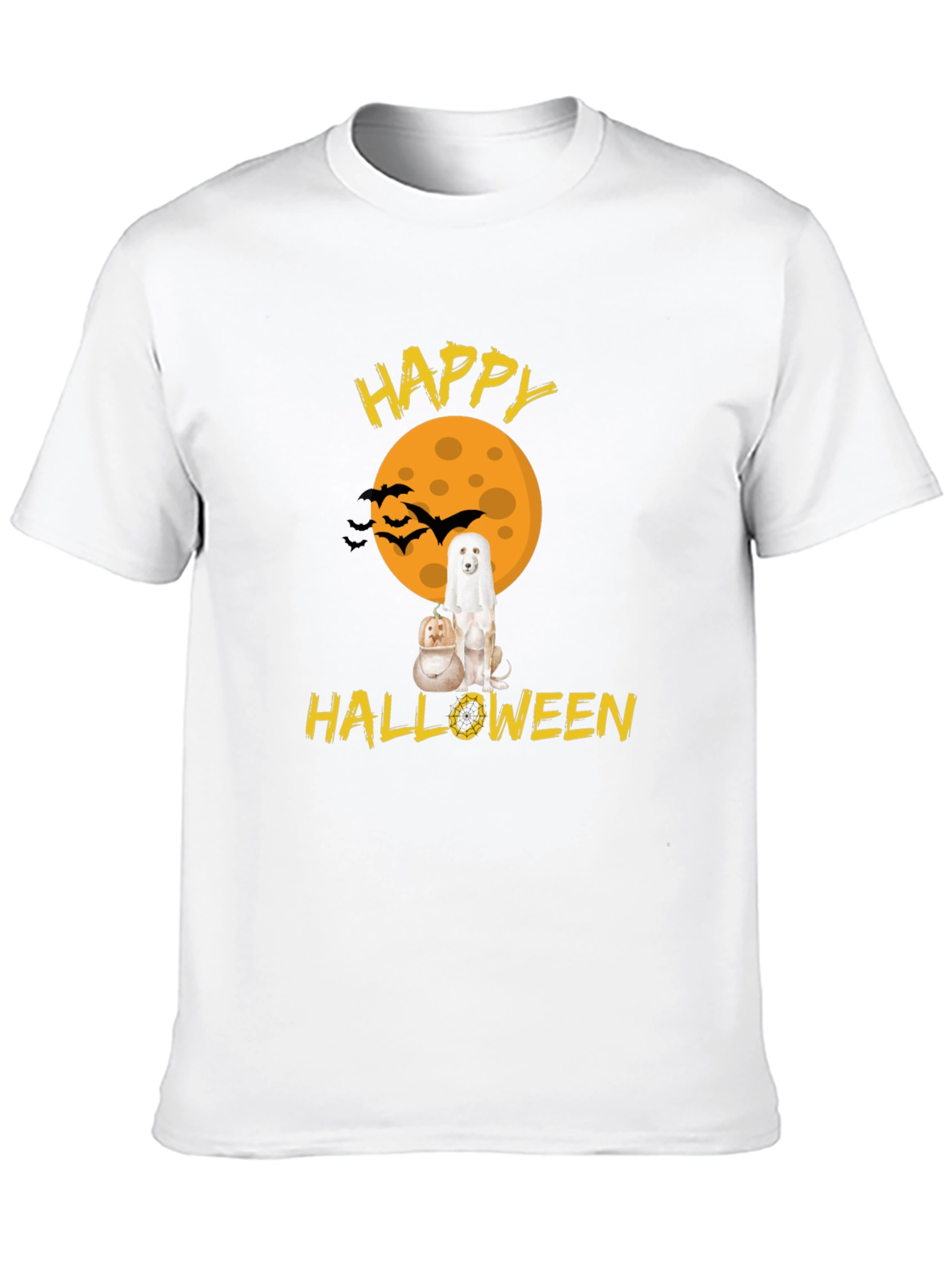 Happy Halloween Dog Ghost T-Shirt