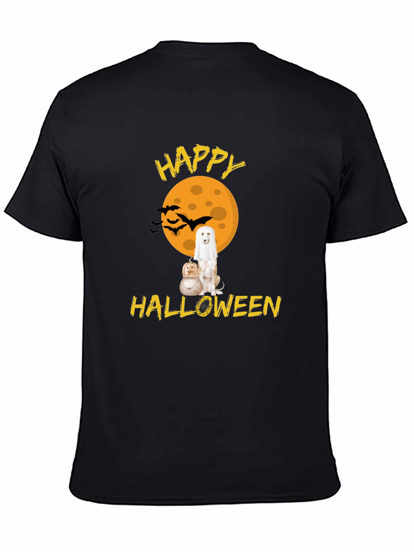 Happy Halloween Dog Ghost T-Shirt