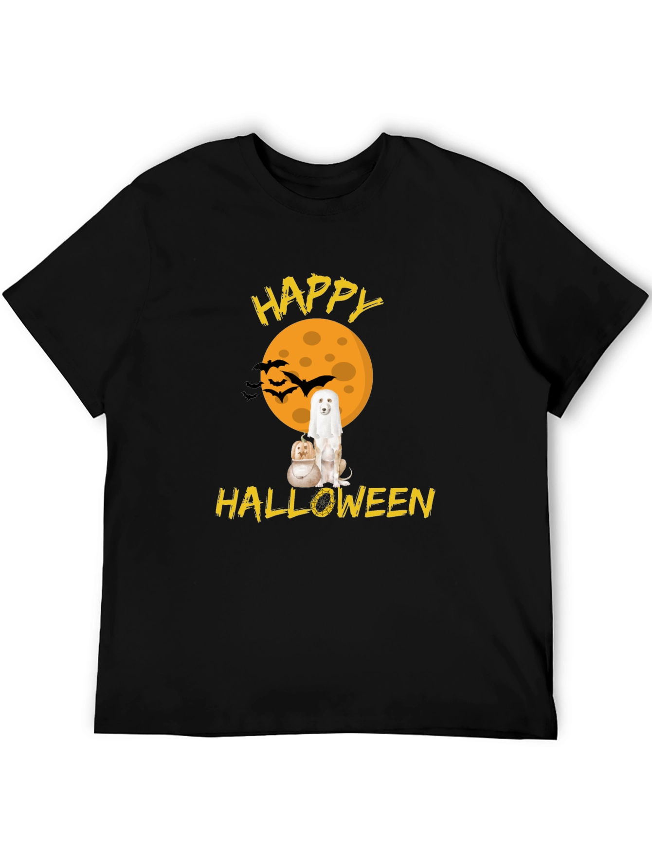 Happy Halloween Dog Ghost T-Shirt