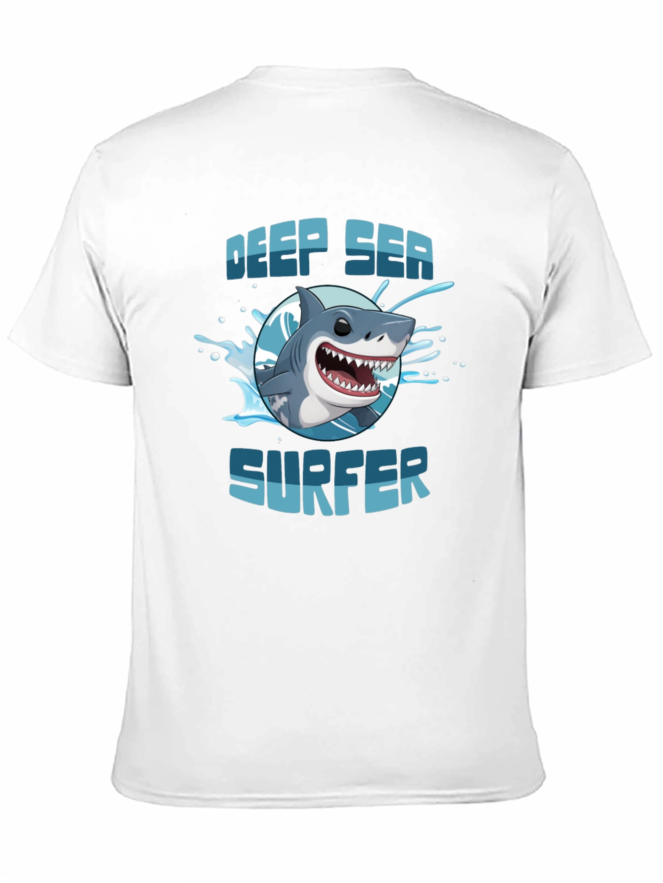 Deep Sea Surfer Graphic T-Shirt - Black Cotton Tee