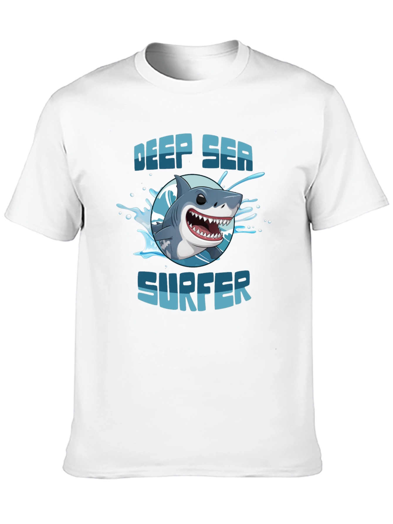 Deep Sea Surfer Graphic T-Shirt - Black Cotton Tee