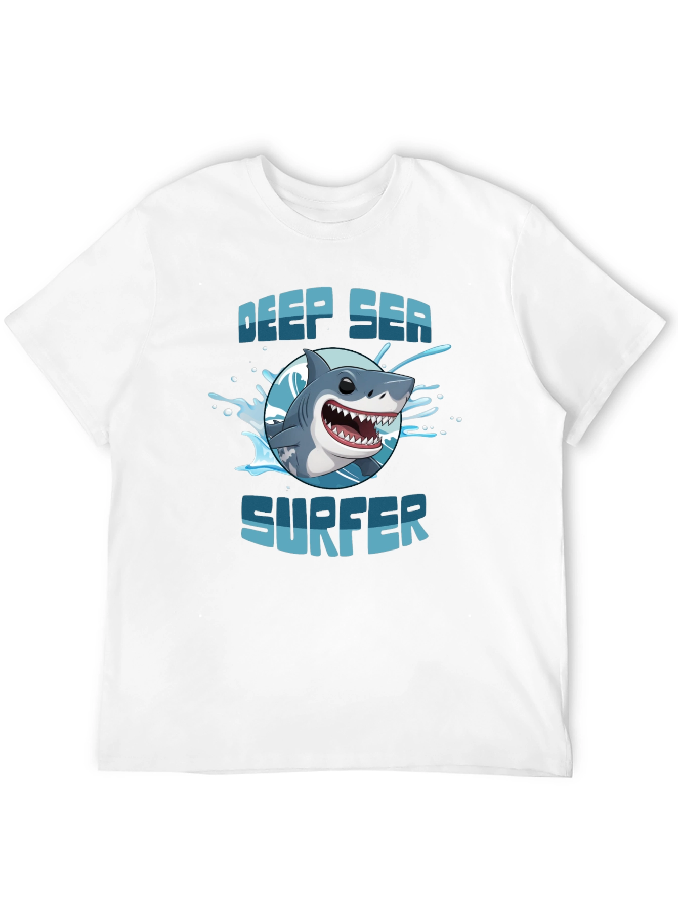 Deep Sea Surfer Graphic T-Shirt - Black Cotton Tee
