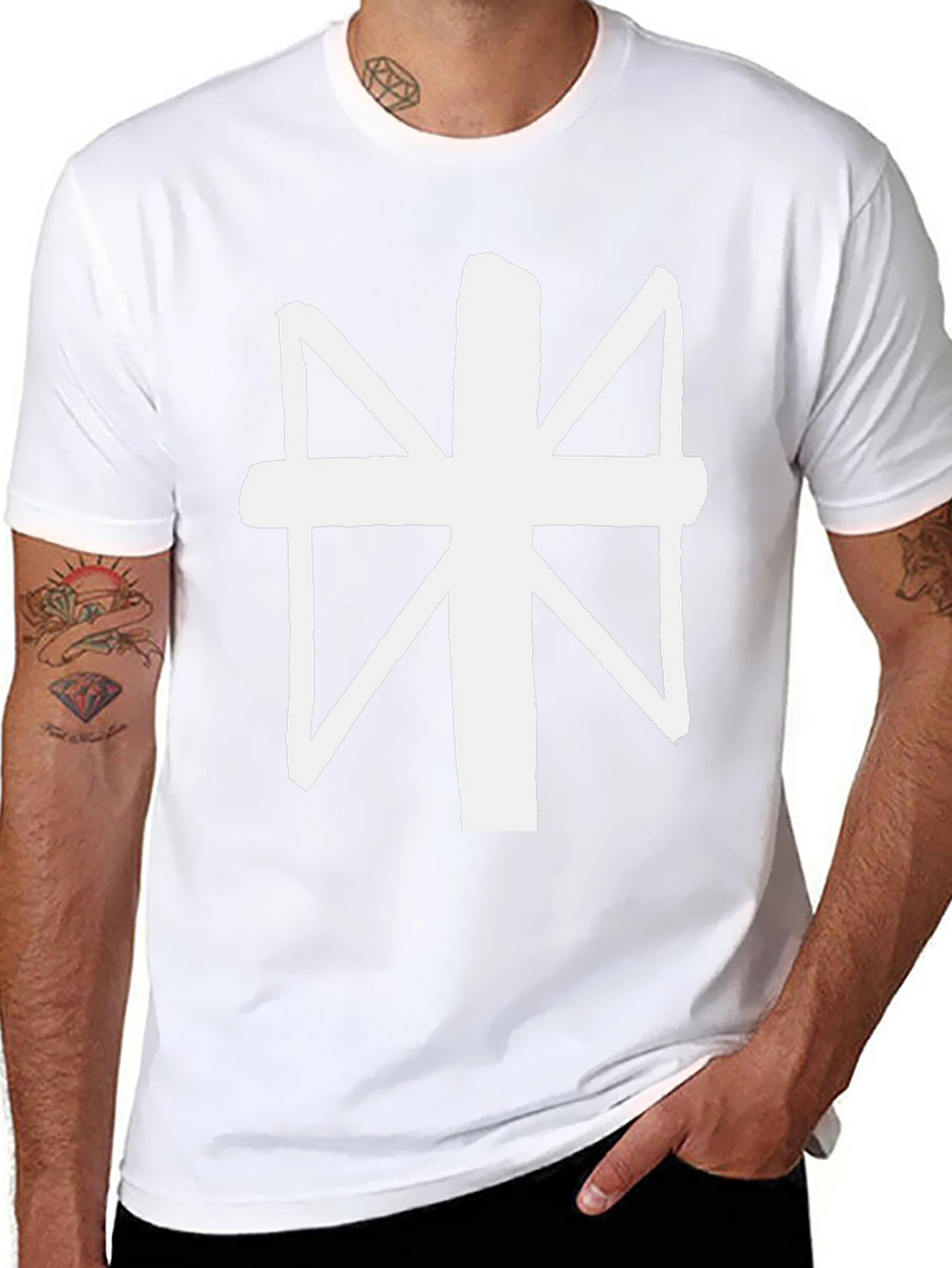 Abstract Symbol Black T-Shirt